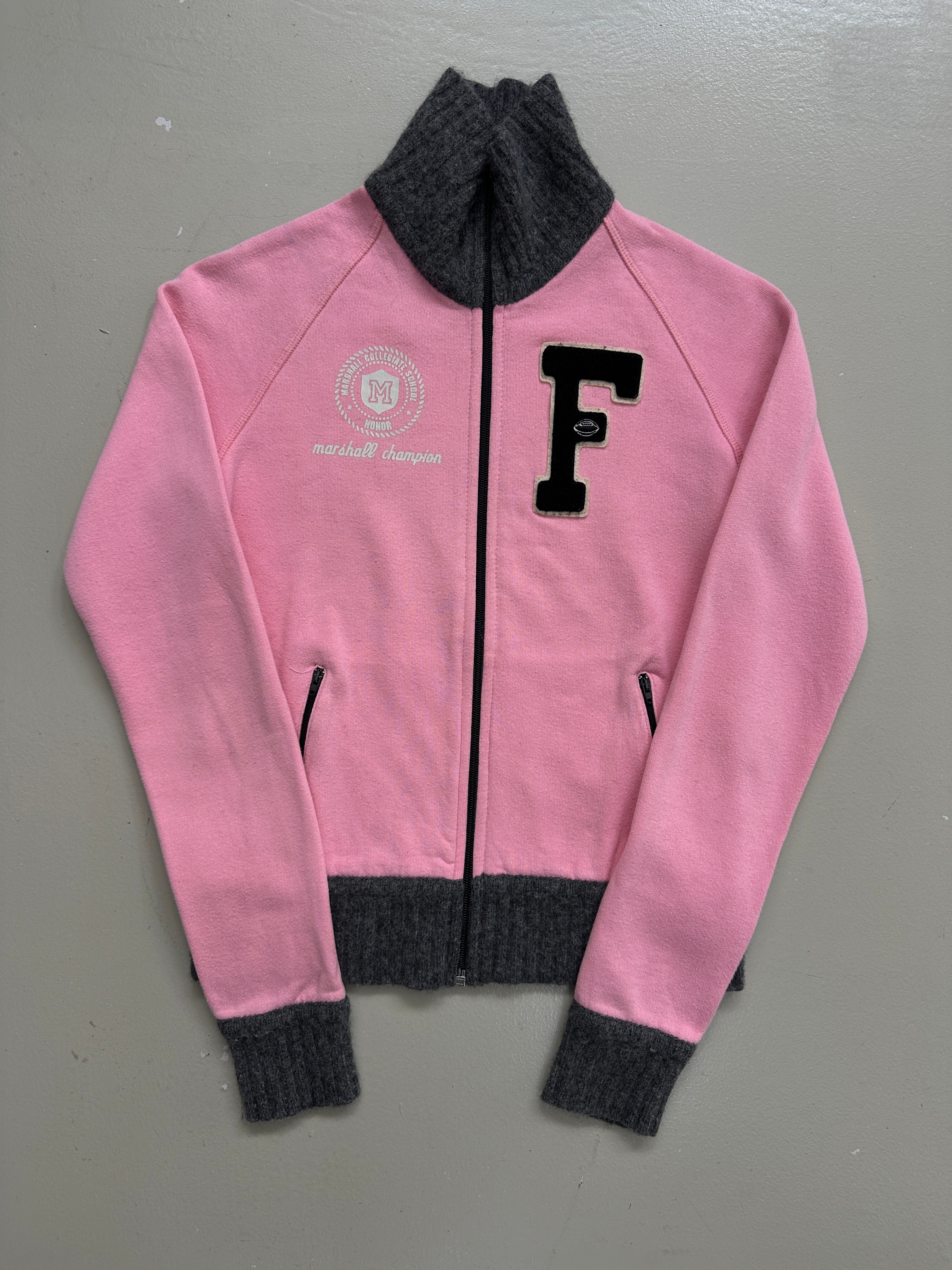Vintage Franklin&Marshall Pink Zip Up Jacket L