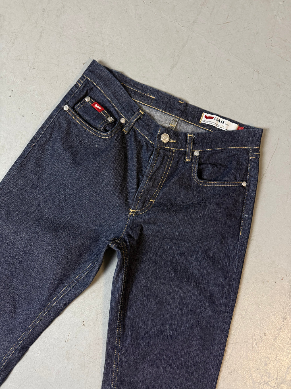 Vintage GAS Dark Denim High Waisted Jeans XS