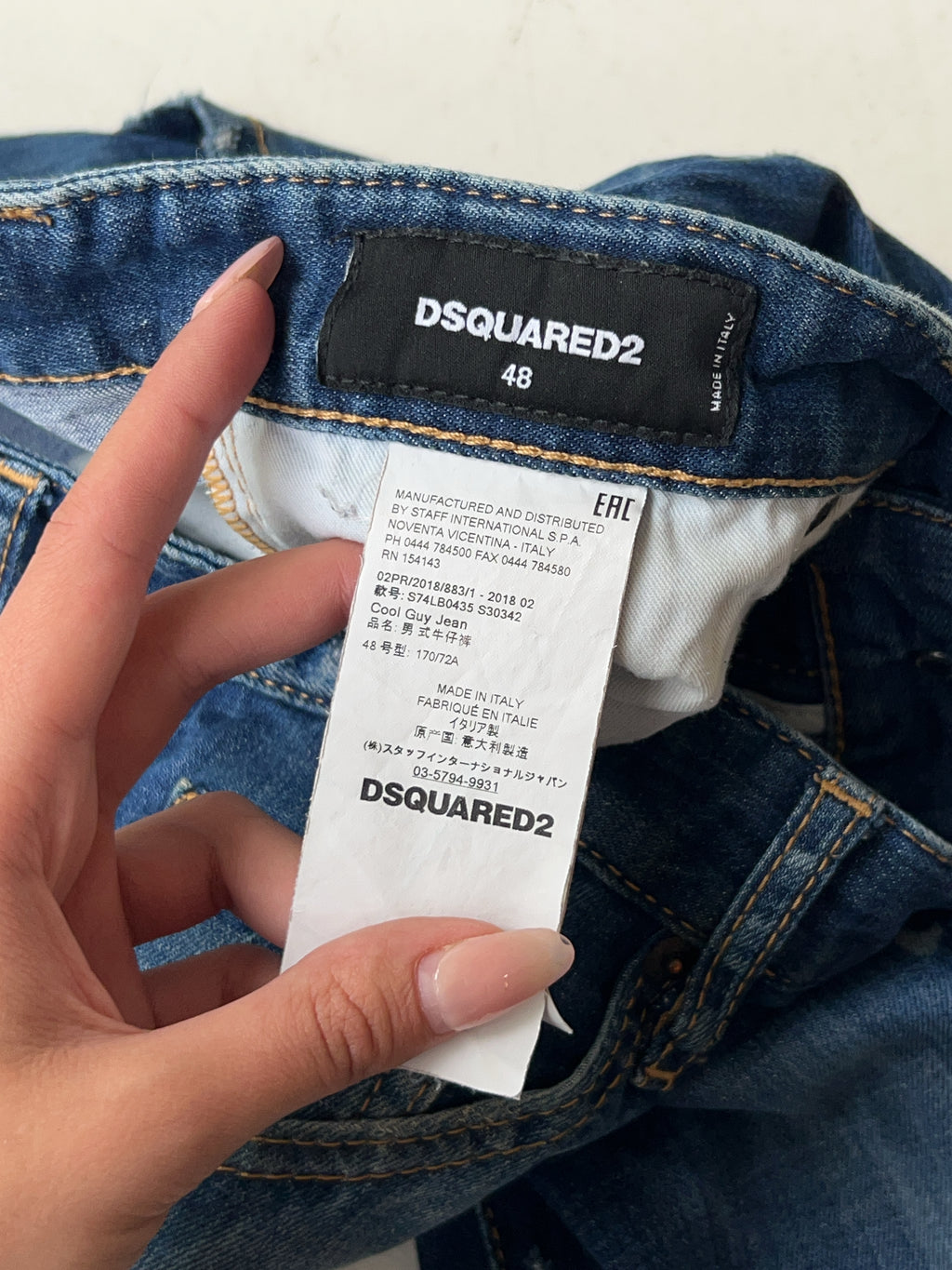 Vintage Dsquared2 Distressed Skater Jeans (L)