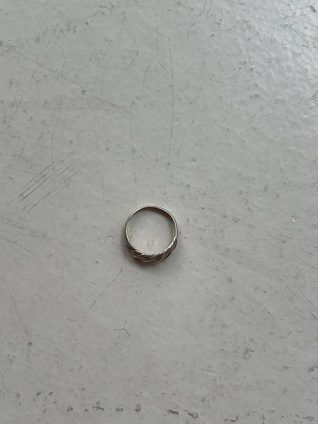Vintage 925 Silber Twisted Ring