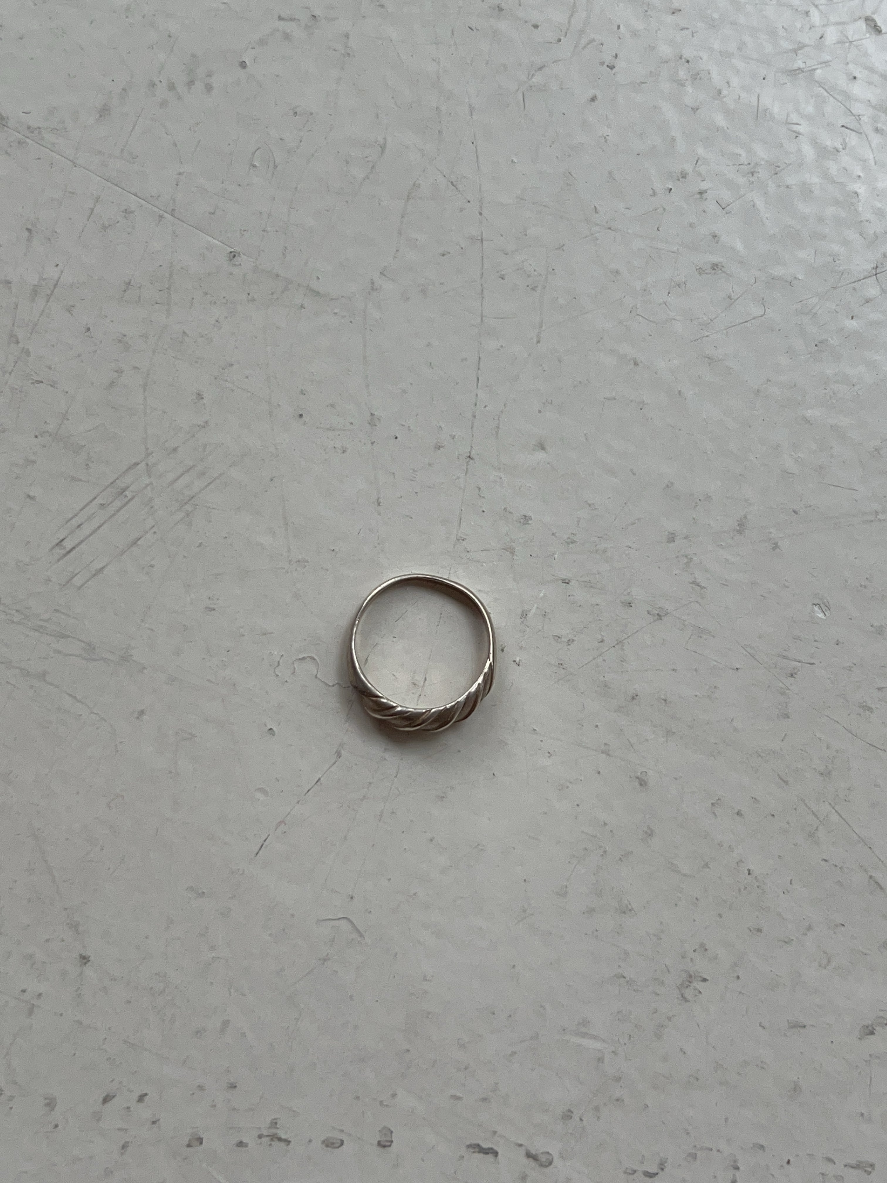 Vintage 925 Silber Twisted Ring