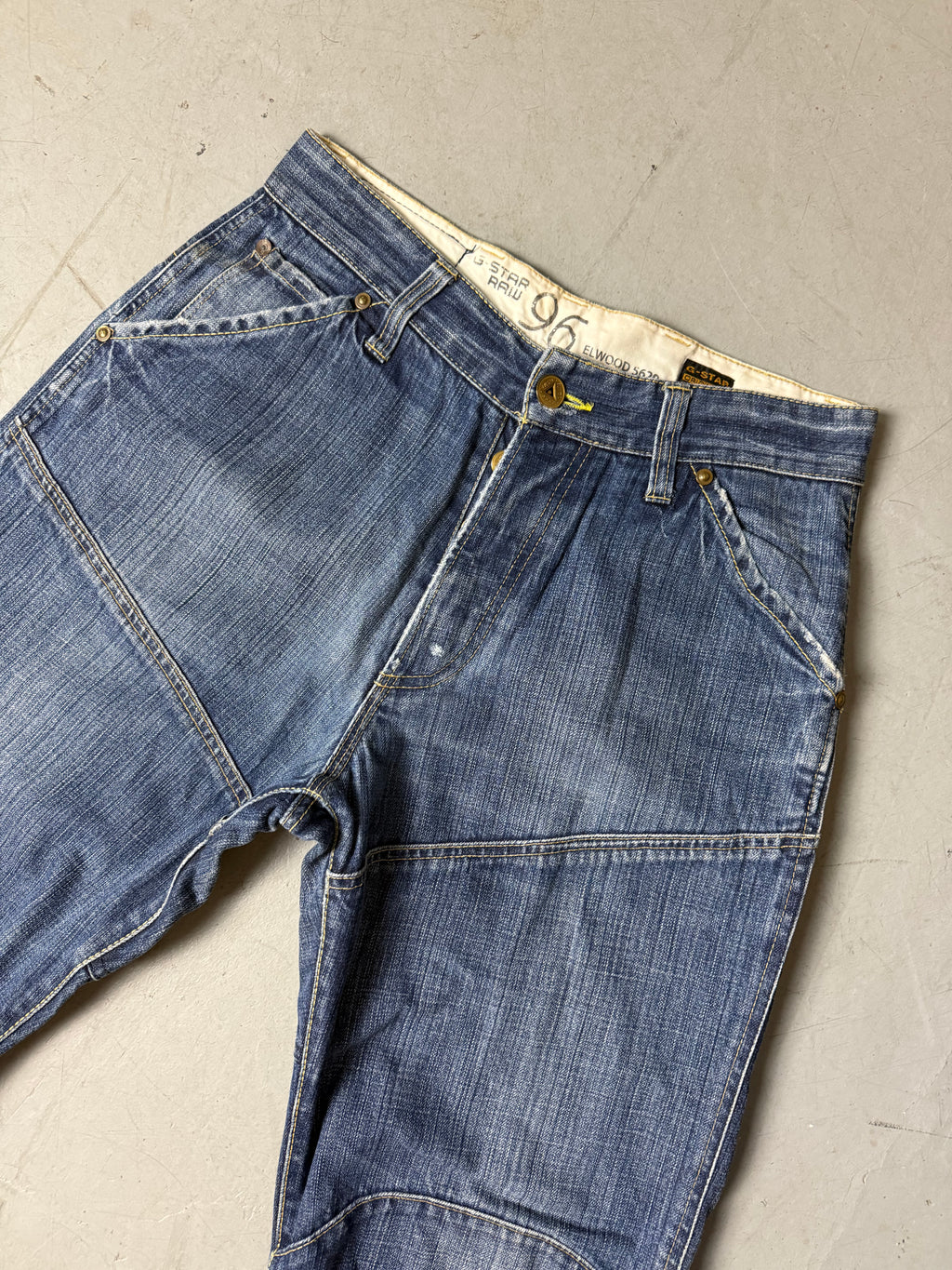 Vintage G-Star Raw Dark Blue Baggy Jeans M