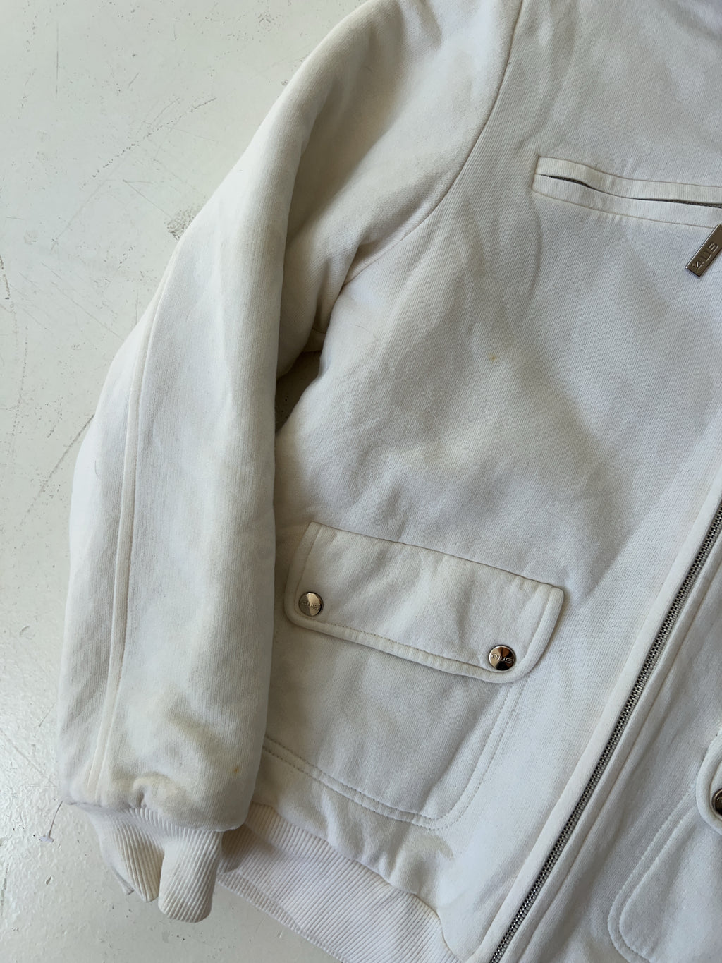 Vintage 4US Y2K Fur Jacke (L)