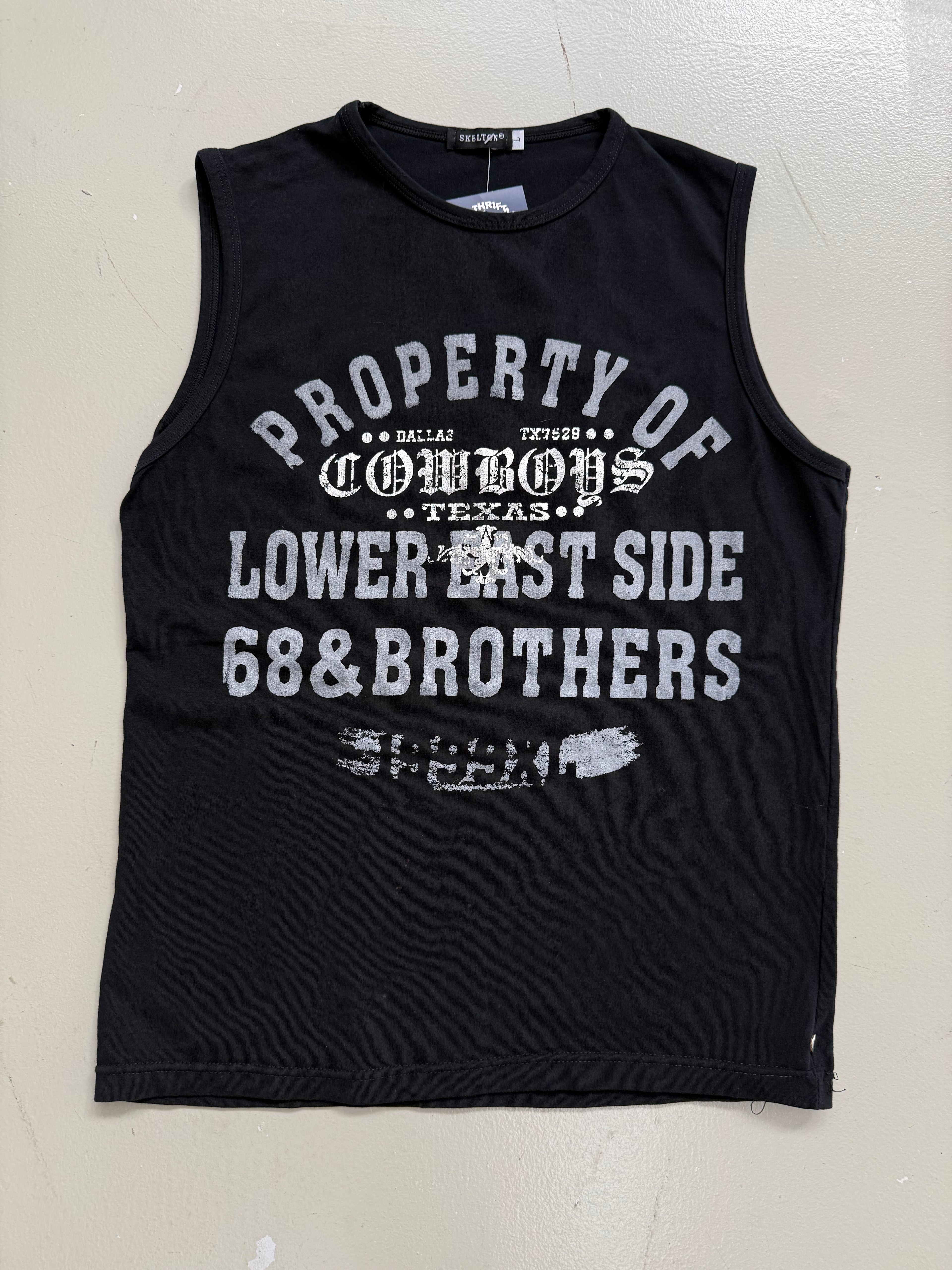Vintage Shiny Printed Tanktop L