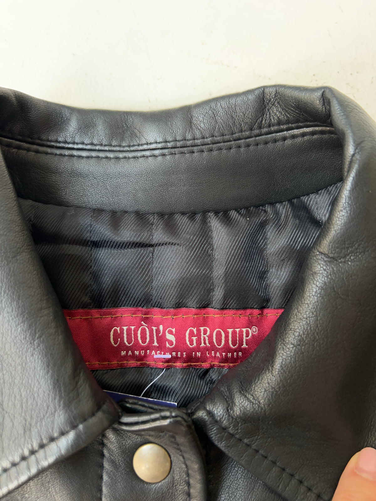 Vintage Cuoi's Group Leder Jacke (L)