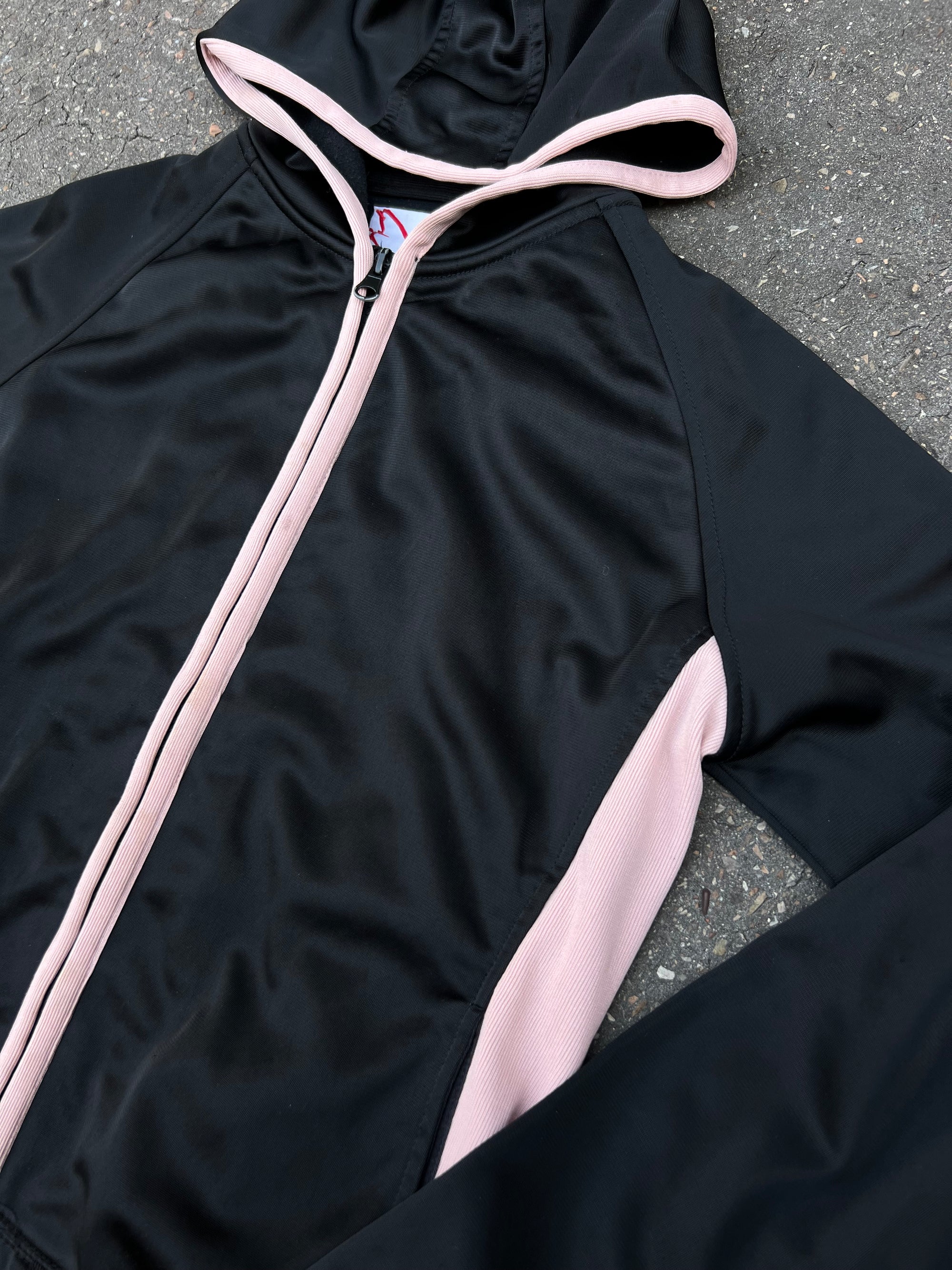 Vintage Black & Pink Track Jacket S/M