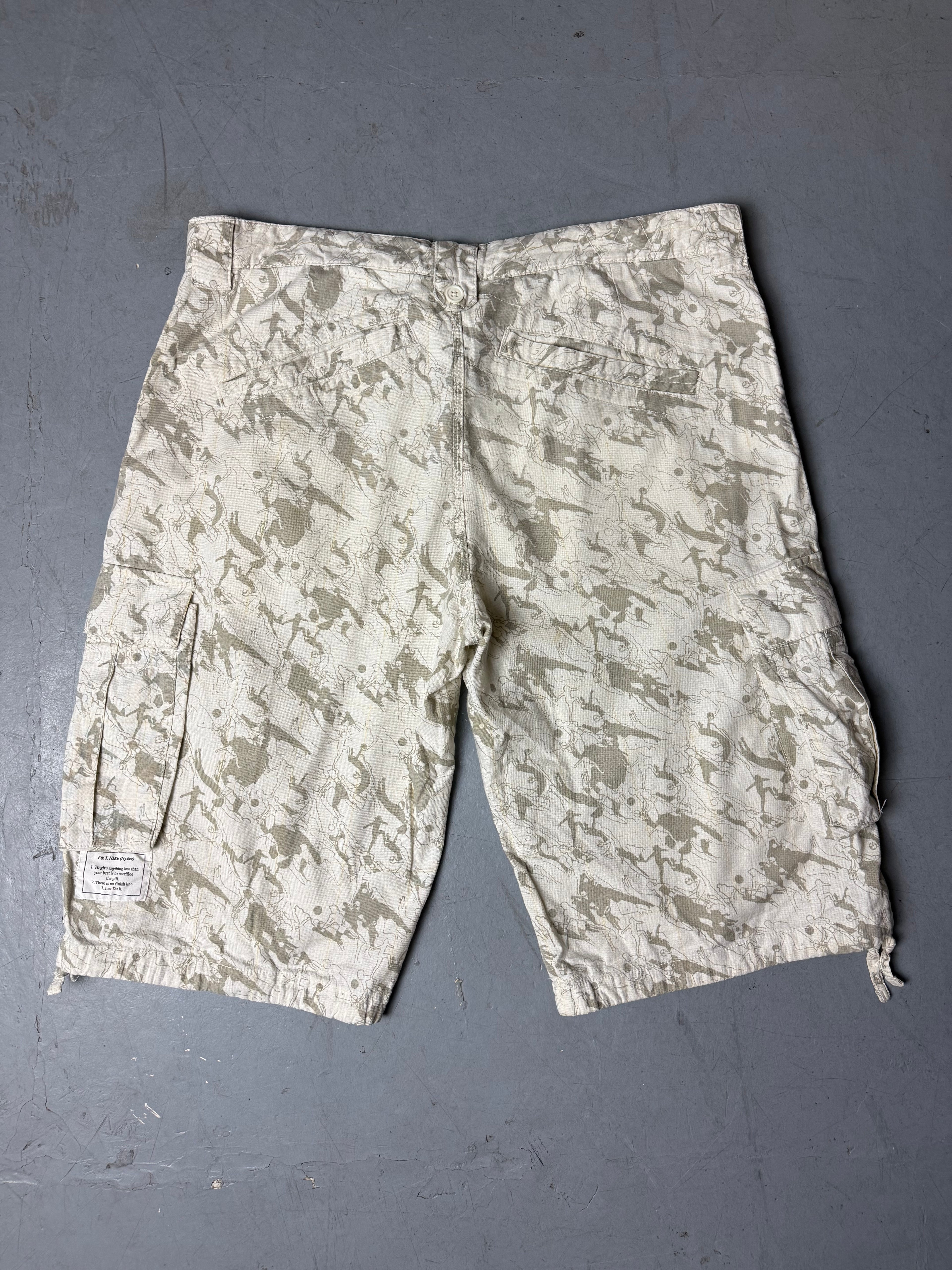 Vintage Nike Printed Sport Shorts