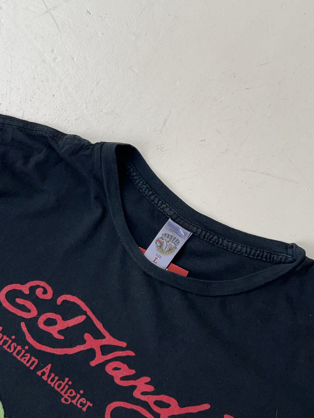 Vintage Ed Hardy Black T-Shirt (L)