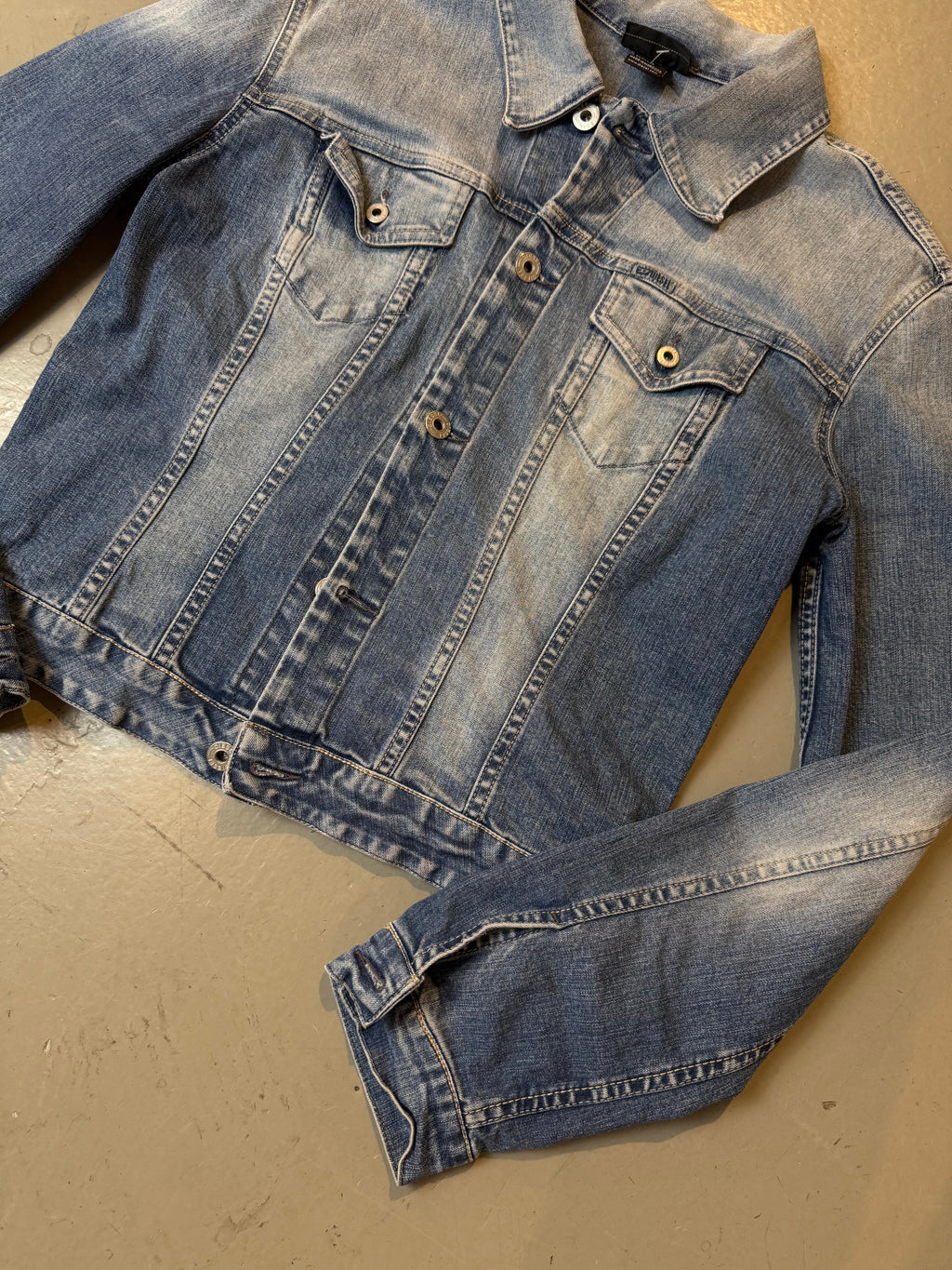 Vintage Diesel Light Blue Denim Jacket S/M