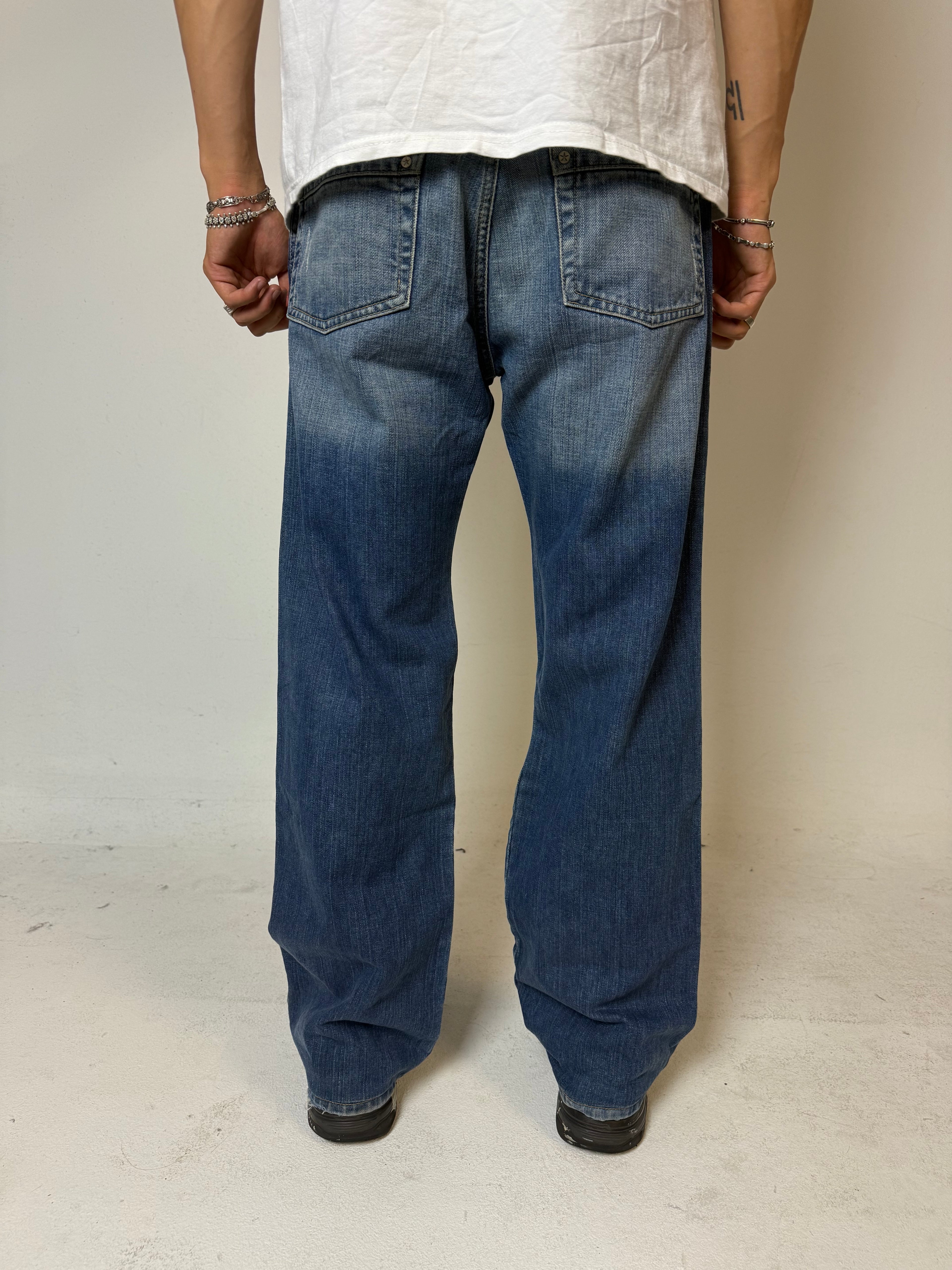 Vintage diesel denim mit baggy fit und ripped Optik 
