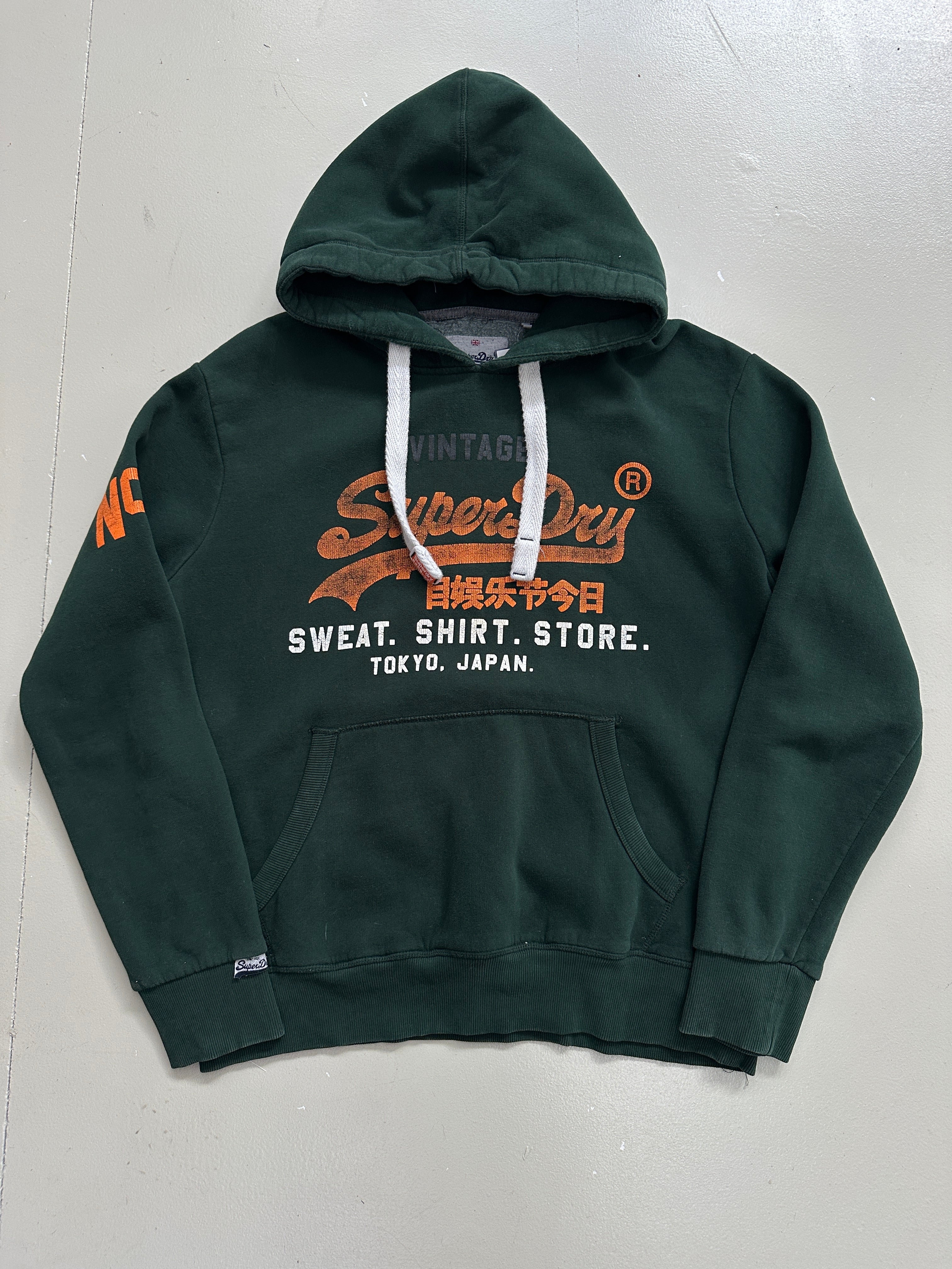 Vintage Printed Superdry Hoodie XXL