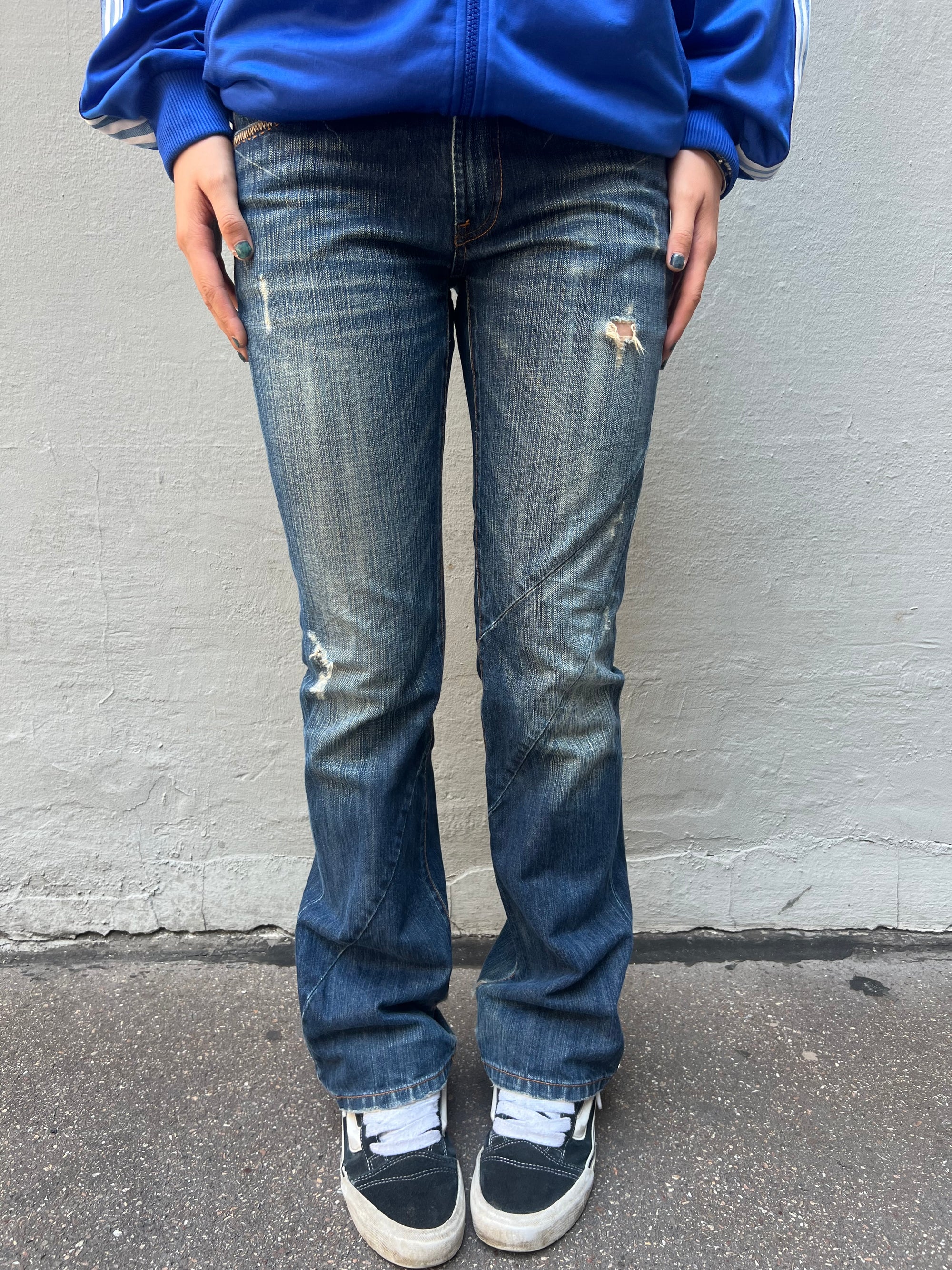 Vintage Big Train Straight Fit Jeans S/M