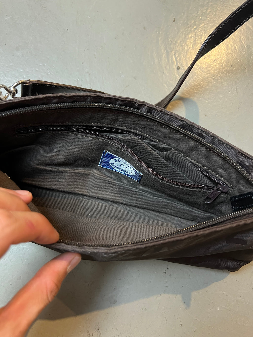 Vintage Blugirl Blumarine Brown Baguette Bag