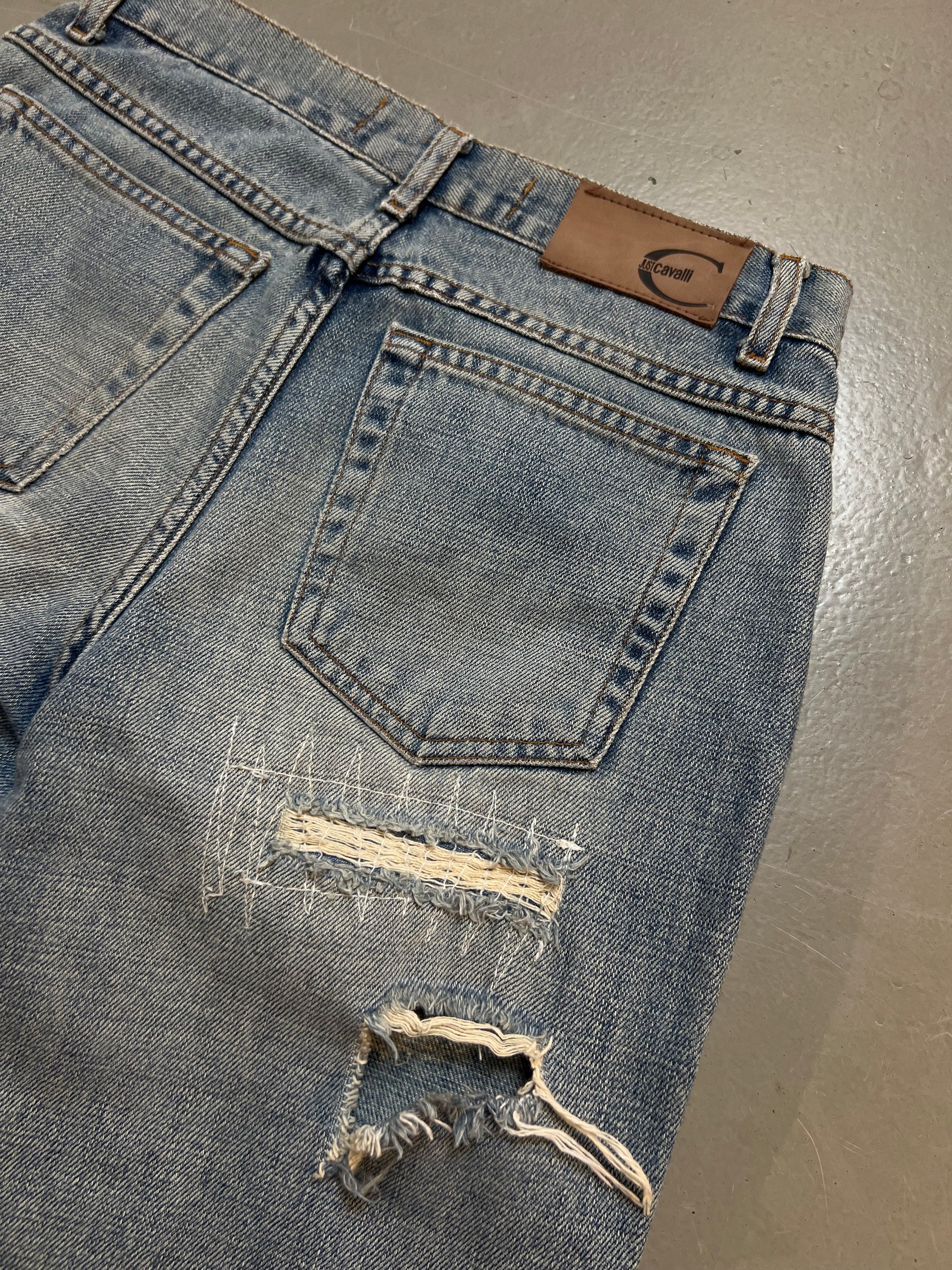 Vintage JustCavalli High Waisted Ripped Jeans XS/S