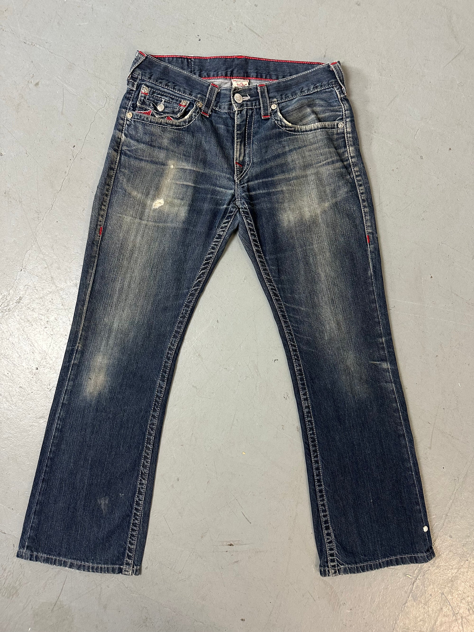 Vintage Dark True Religion with Red Details M/L