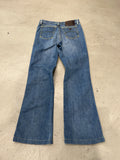 Vintage Armani Jeans Bootcut Jeans für Damen. Y2K Second Hand 2000s Fashion.