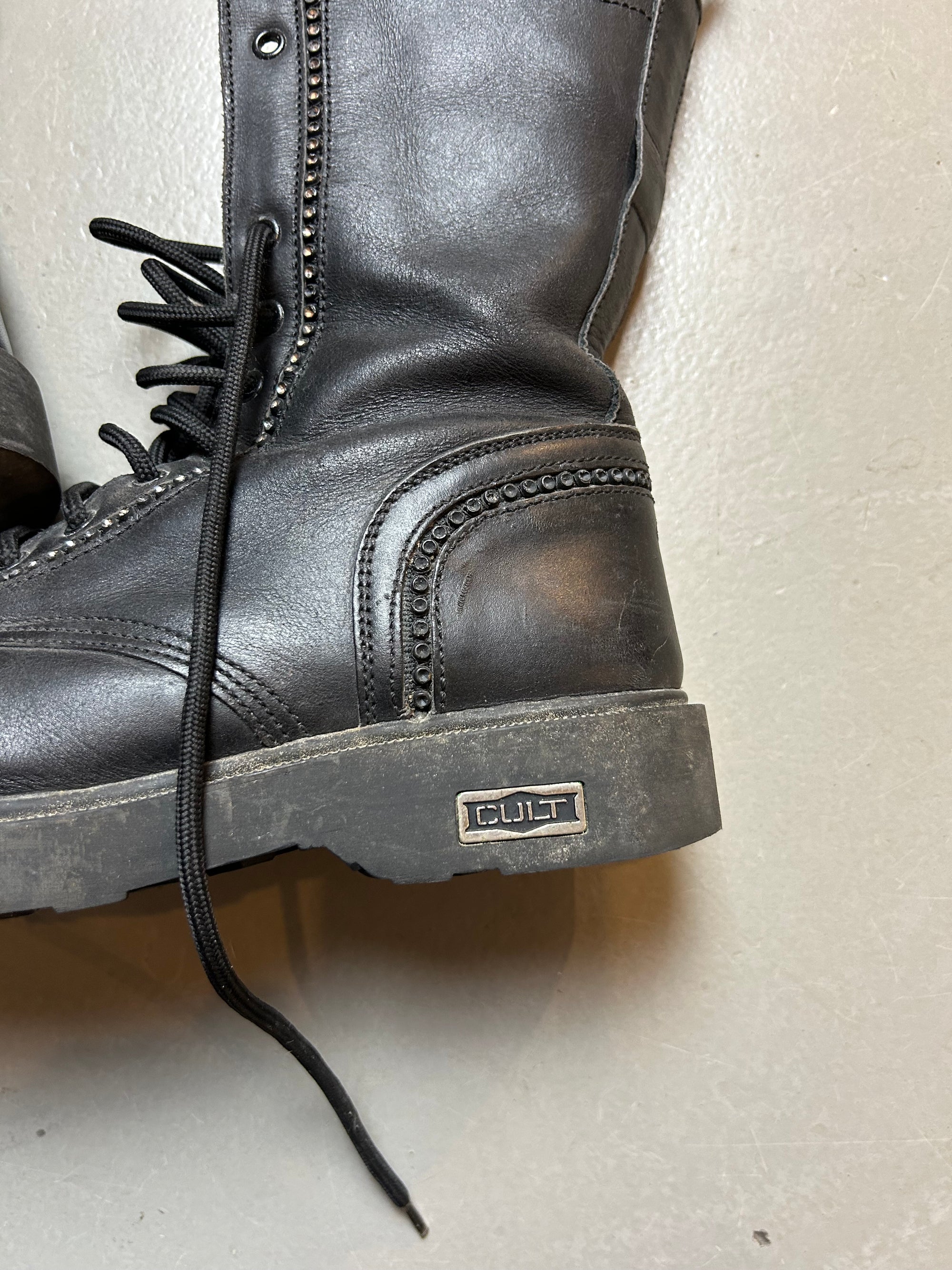 Vintage Black Cult Boots 41