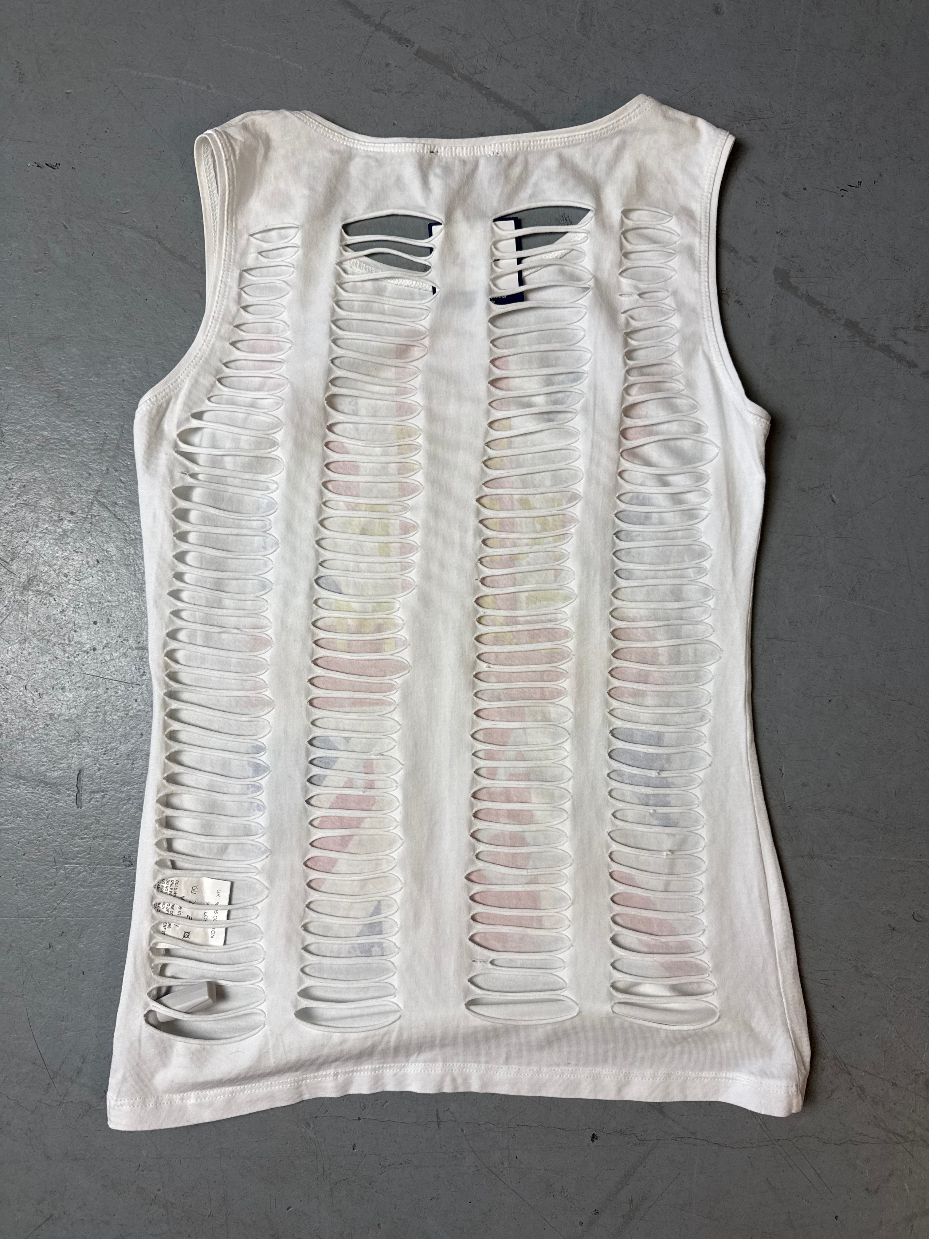 Vintage Richmond Keep Calm Tank Top with Cut Out Back M/L