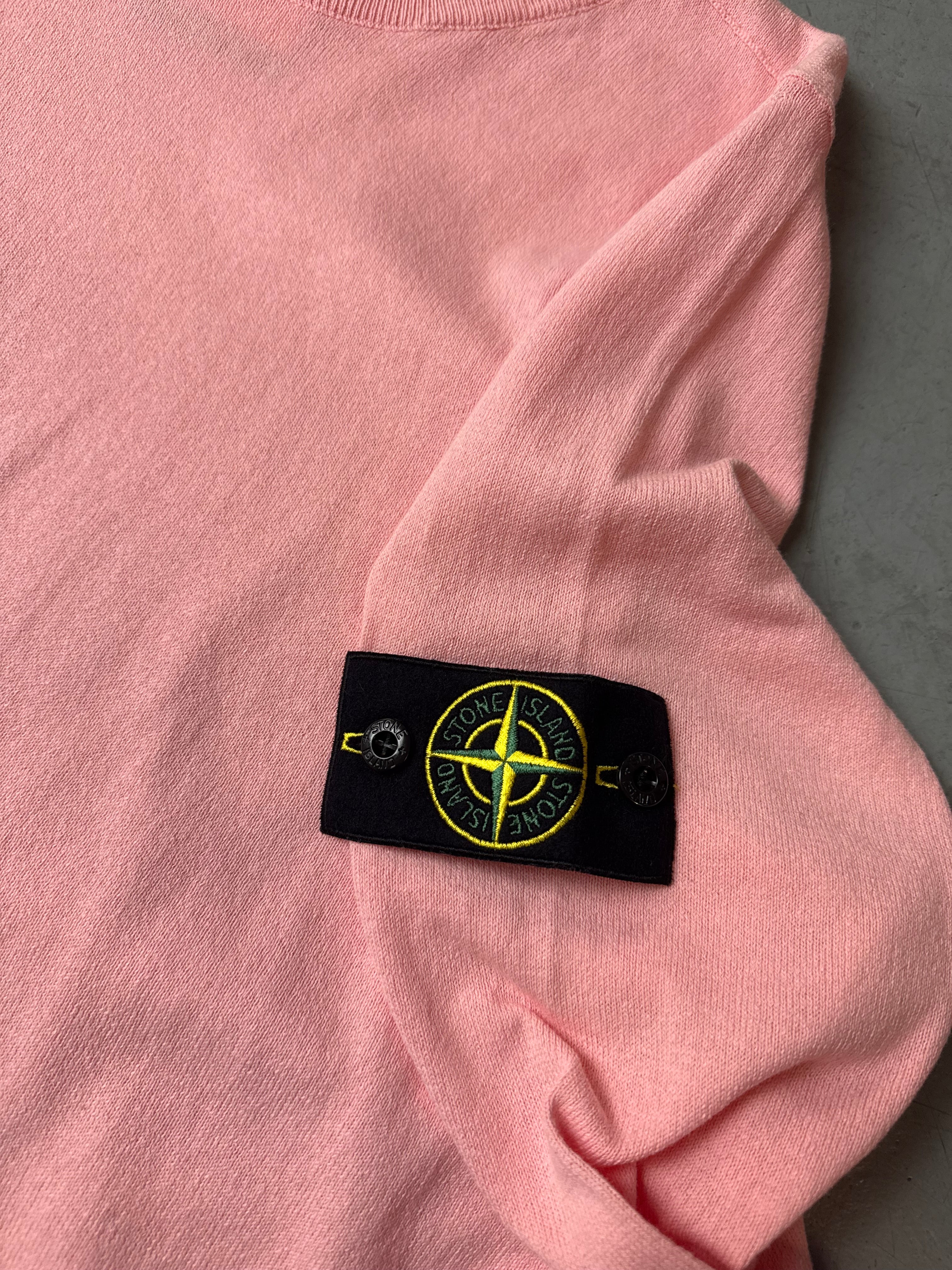 Vintage Stone Island Light Pink Knit Sweater M/L