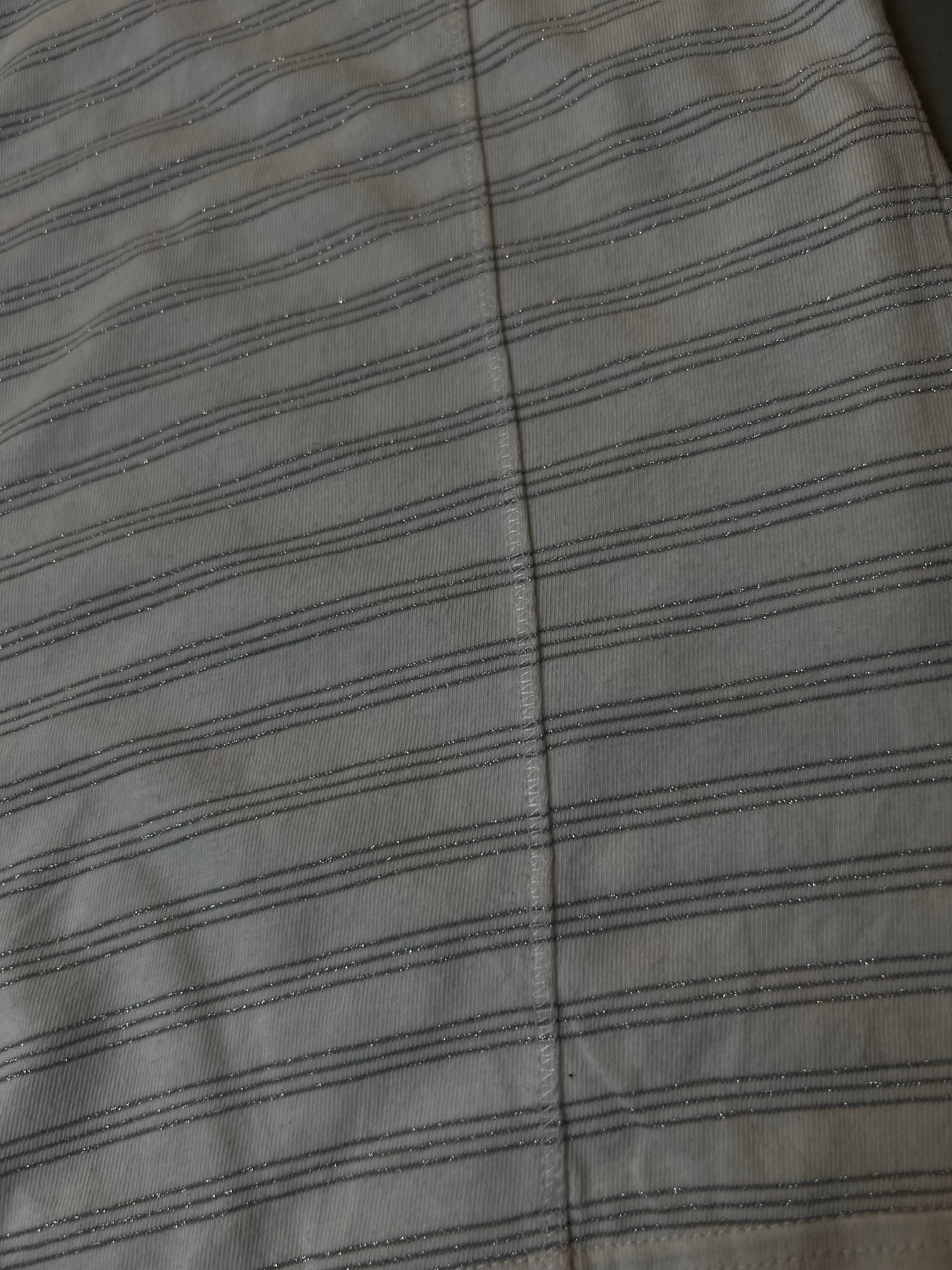 Vintage Versace Striped Glitter Polo XS/S