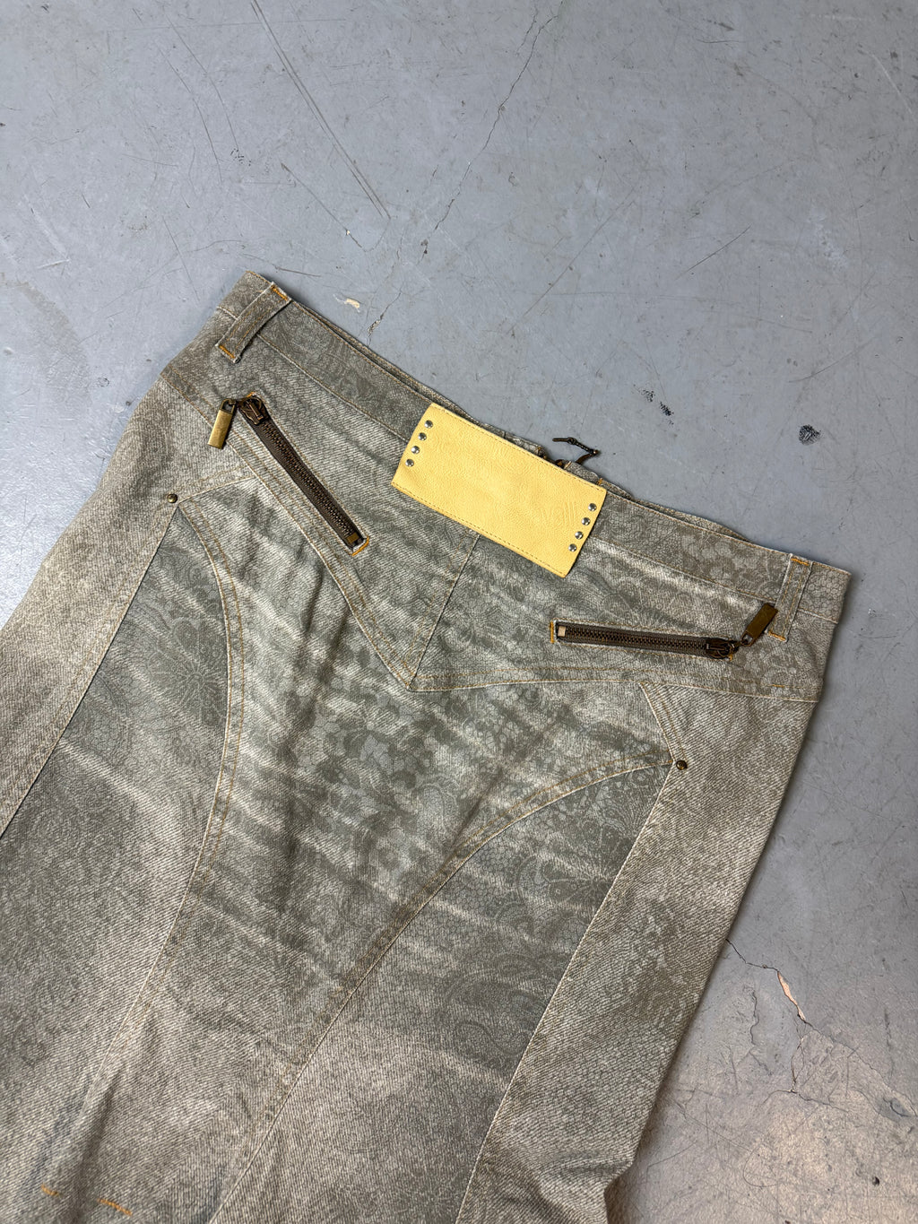 Vintage Just Cavalli Grey Midi Skirt S