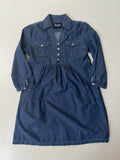 Vintage Blauer Denim Dress (M)