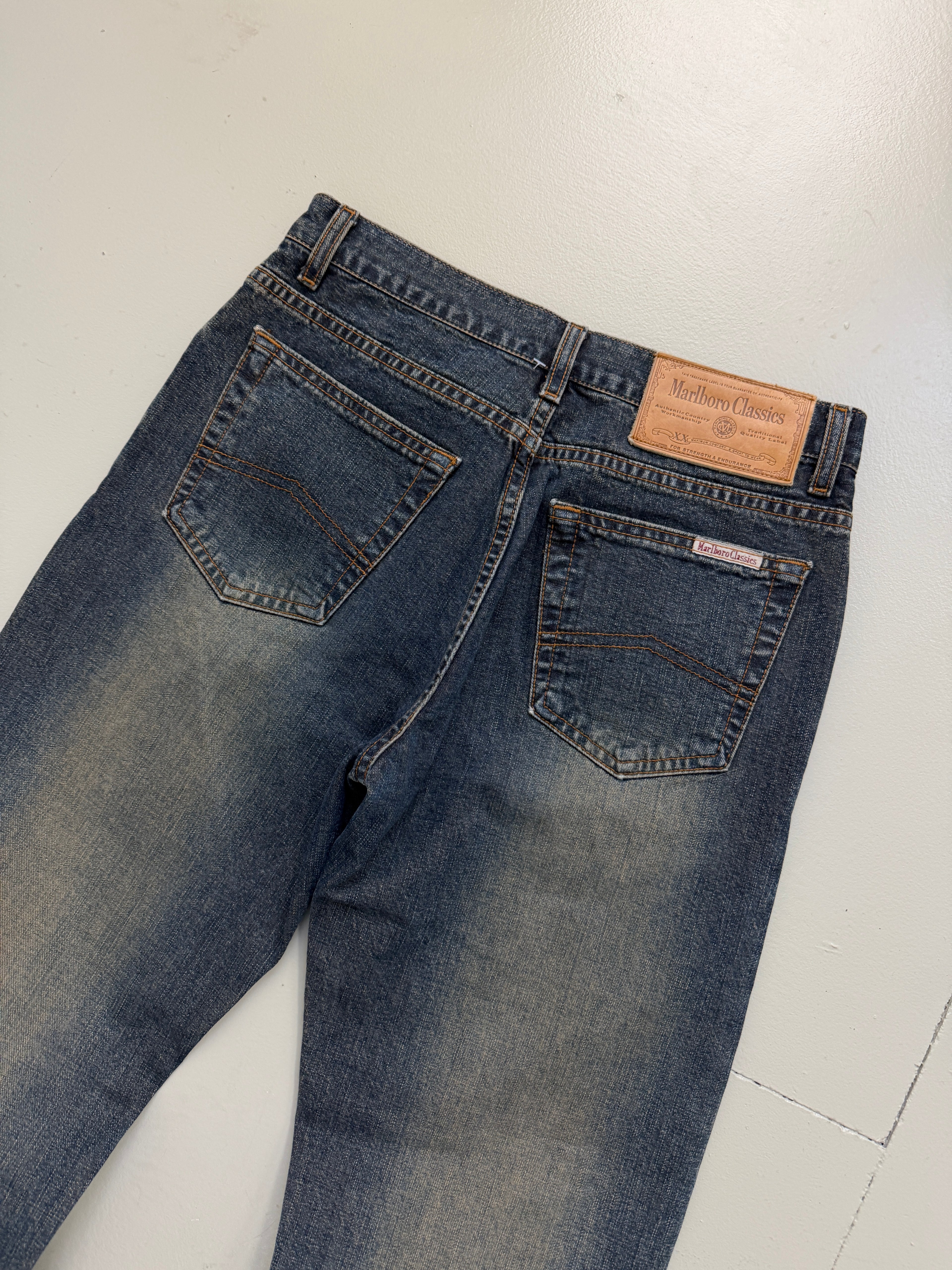 Vintage Malboro Washed Denim XS