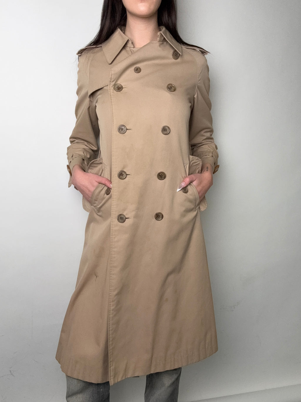 Vintage Beige Burberrys Trenchcoat M