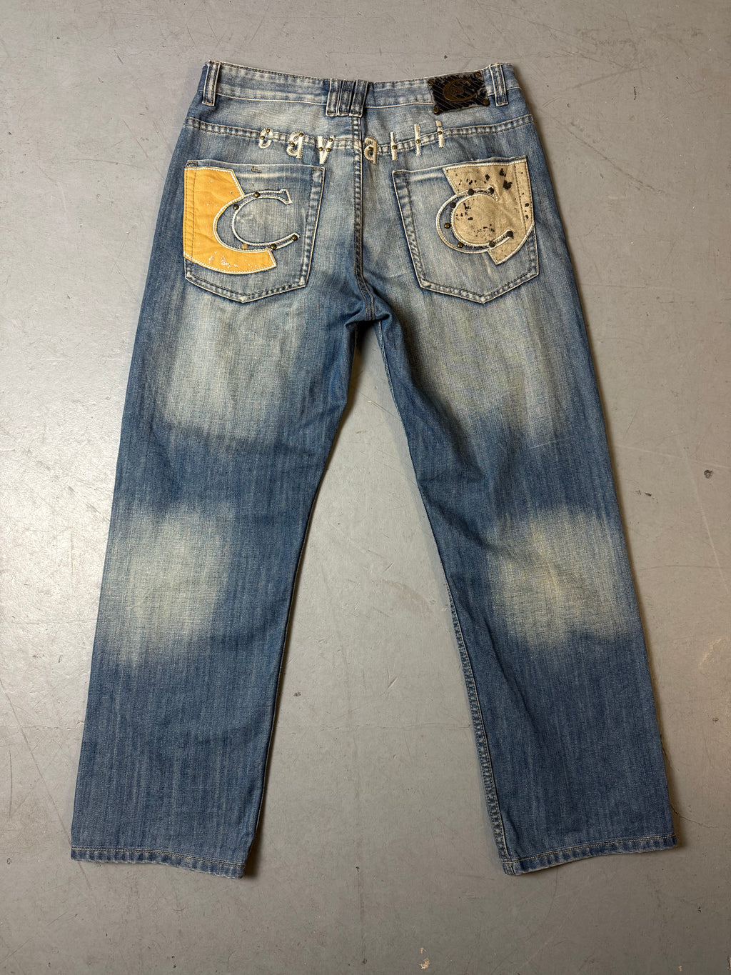 Produktbild von einer Vintage Just Cavalli Baggy Denim with Back Print von hinten