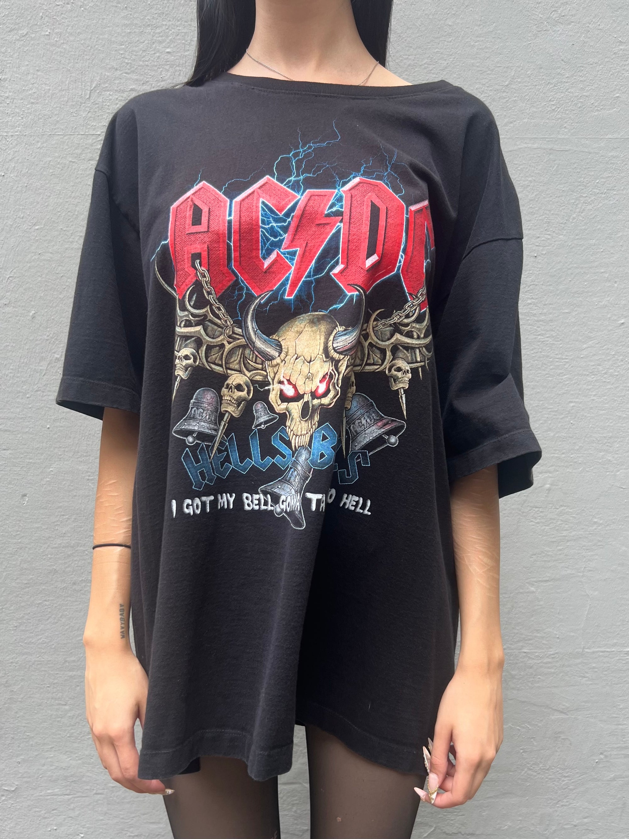 Vintage Black AC/DC Tee XL/XXL