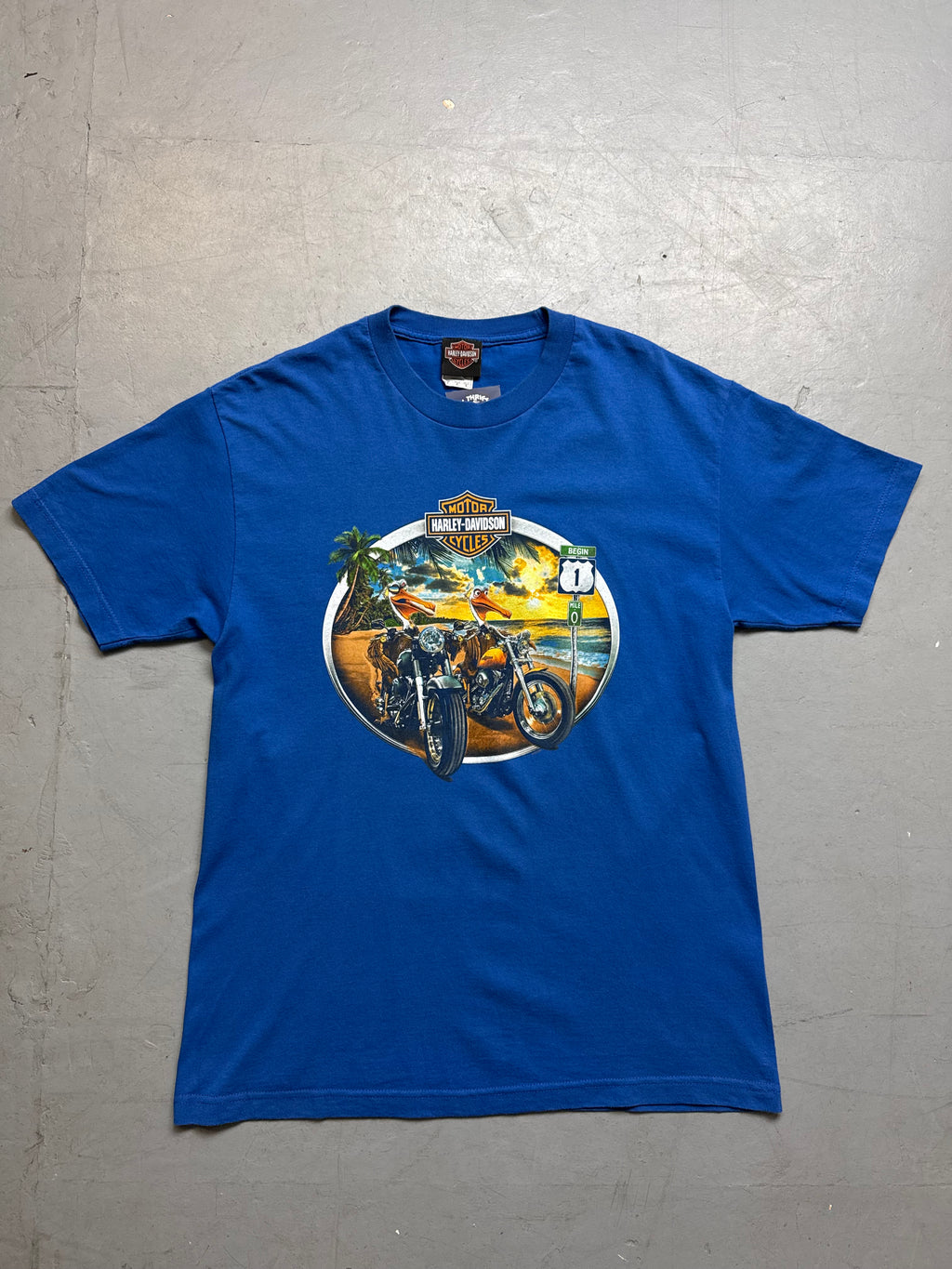 Vintage Harley Davidson Printed T-Shirt for men’s. Y2K Second Hand 2000s Fashion 