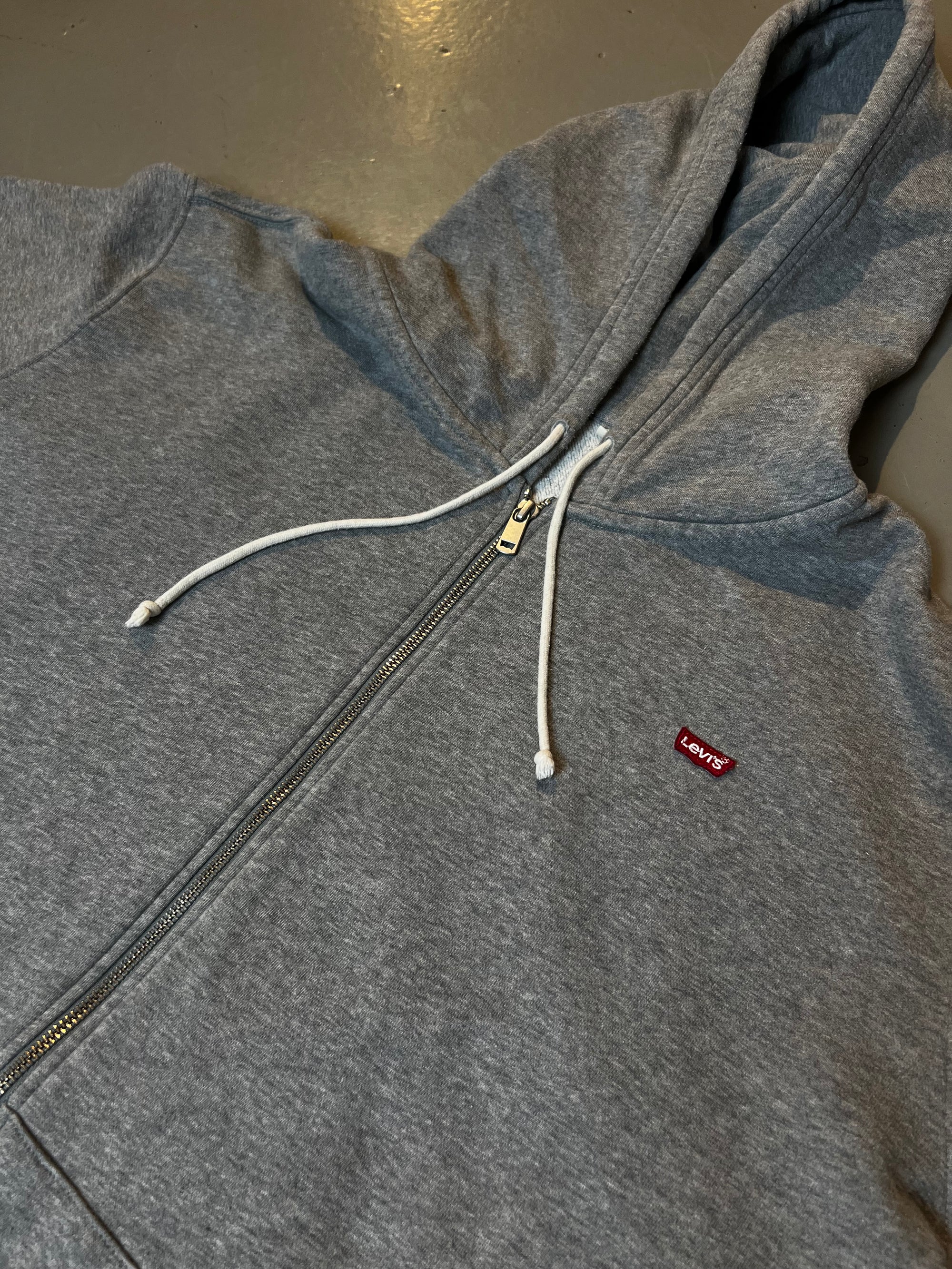 Vintage Levis Grey Zip Hoodie XL/XXL