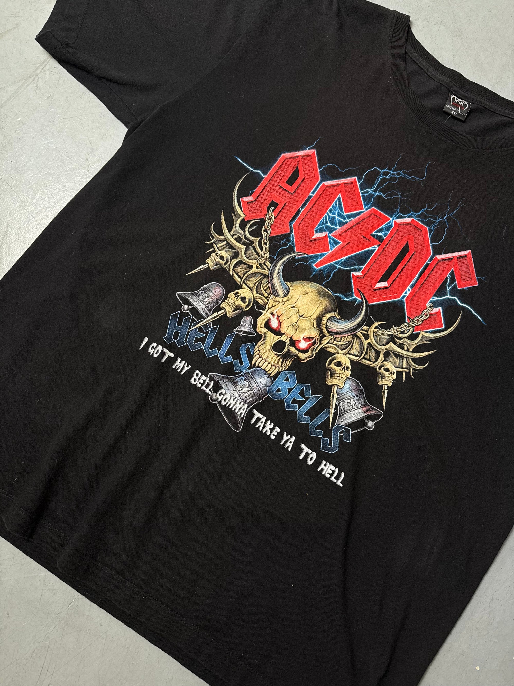Vintage ACDC Printed Oversized T-Shirt XXL