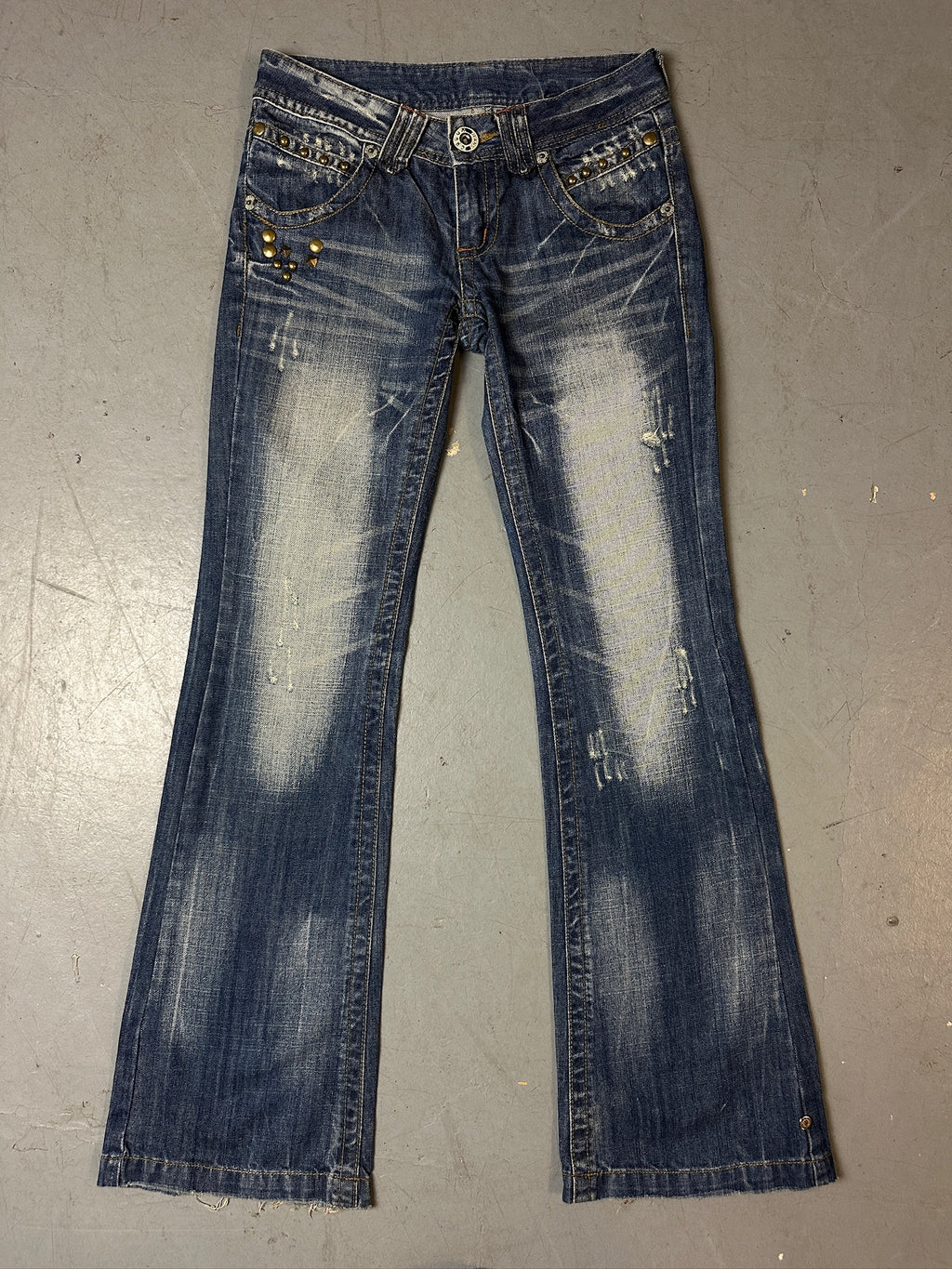Vintage Choox Bootcut Jeans with Backprint XS