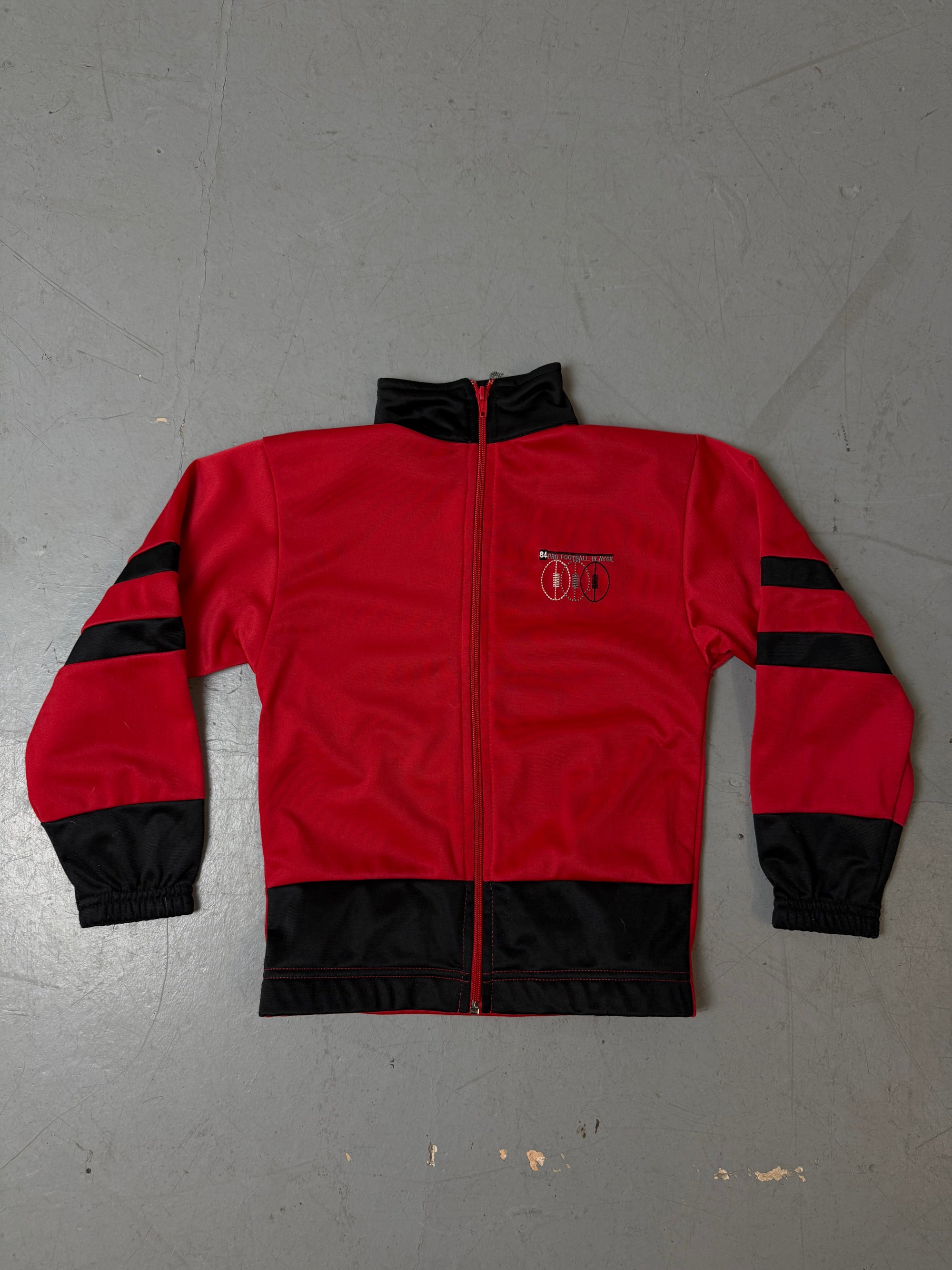 Vintage Kids Red Track Jacket Size 128
