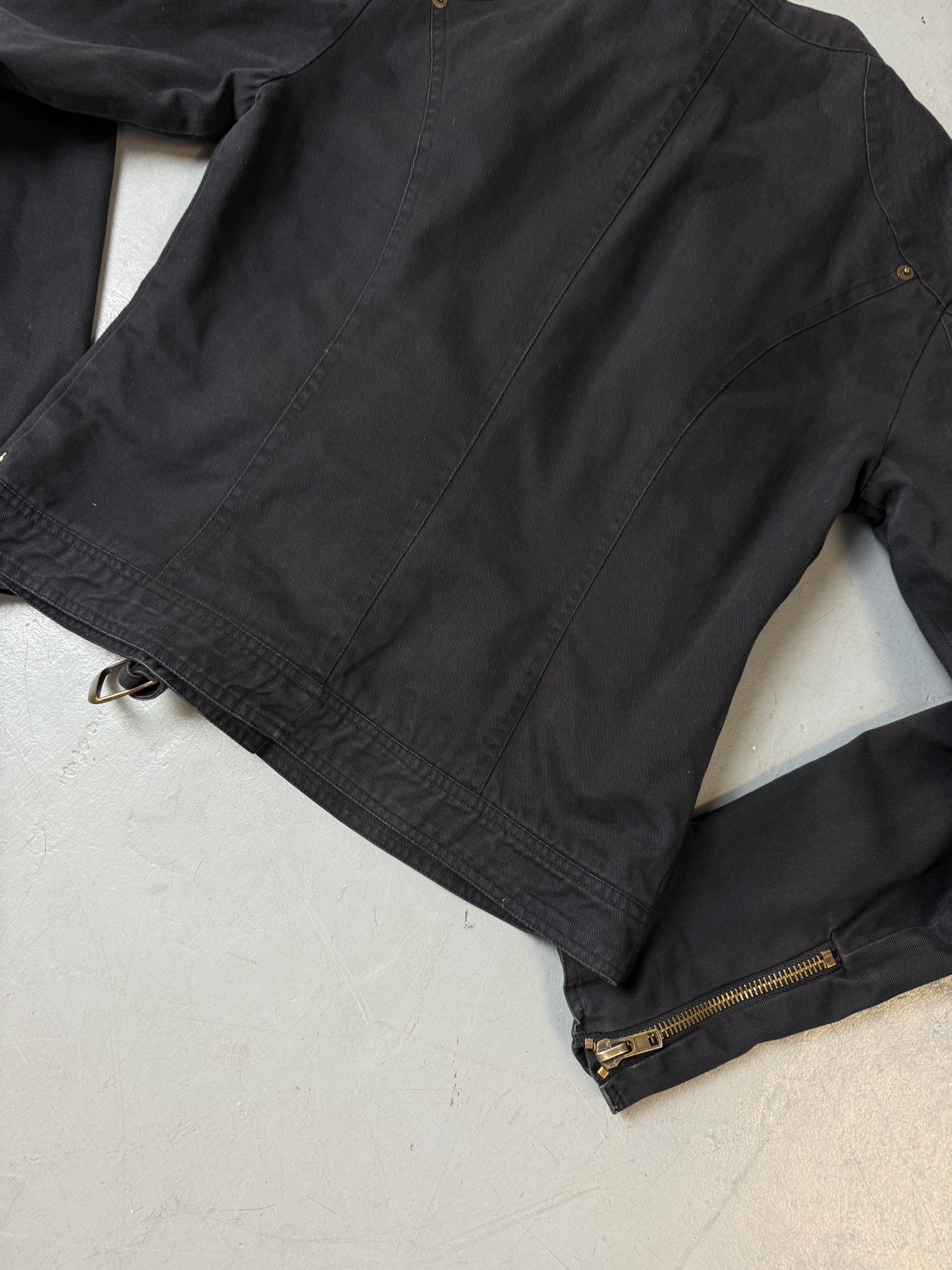 Detailliertes Produktbild von Vintage Phard Black Light Jacket S/M von hinten