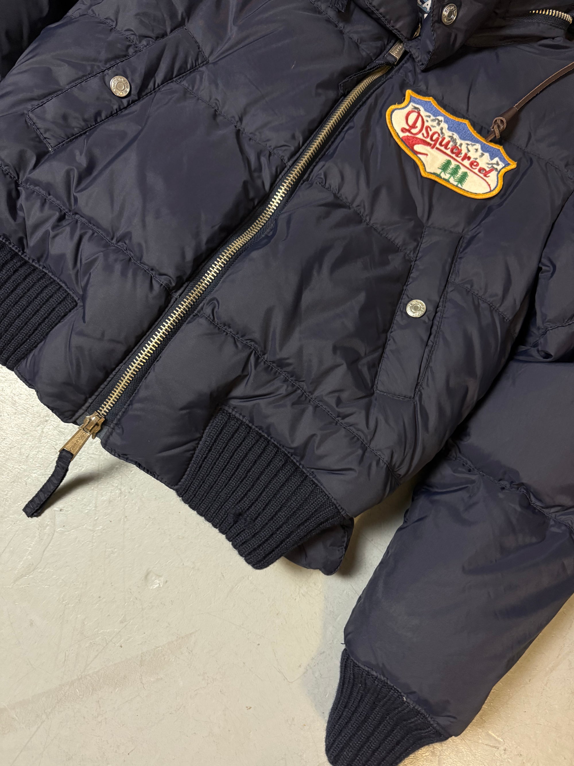 Vintage Dsquared Blue Down Jacket S/M