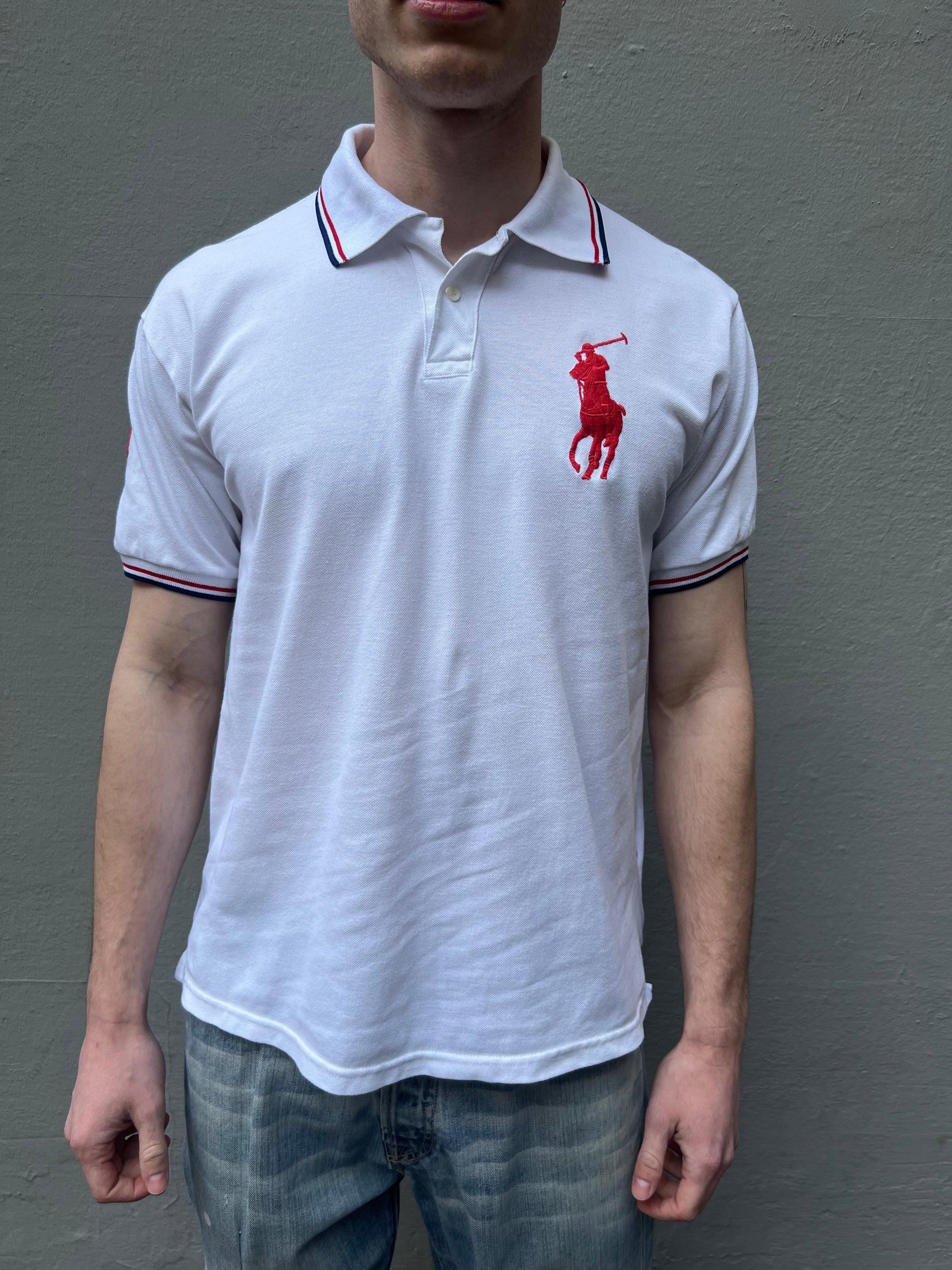 Vintage Ralph Lauren Polo White M/L