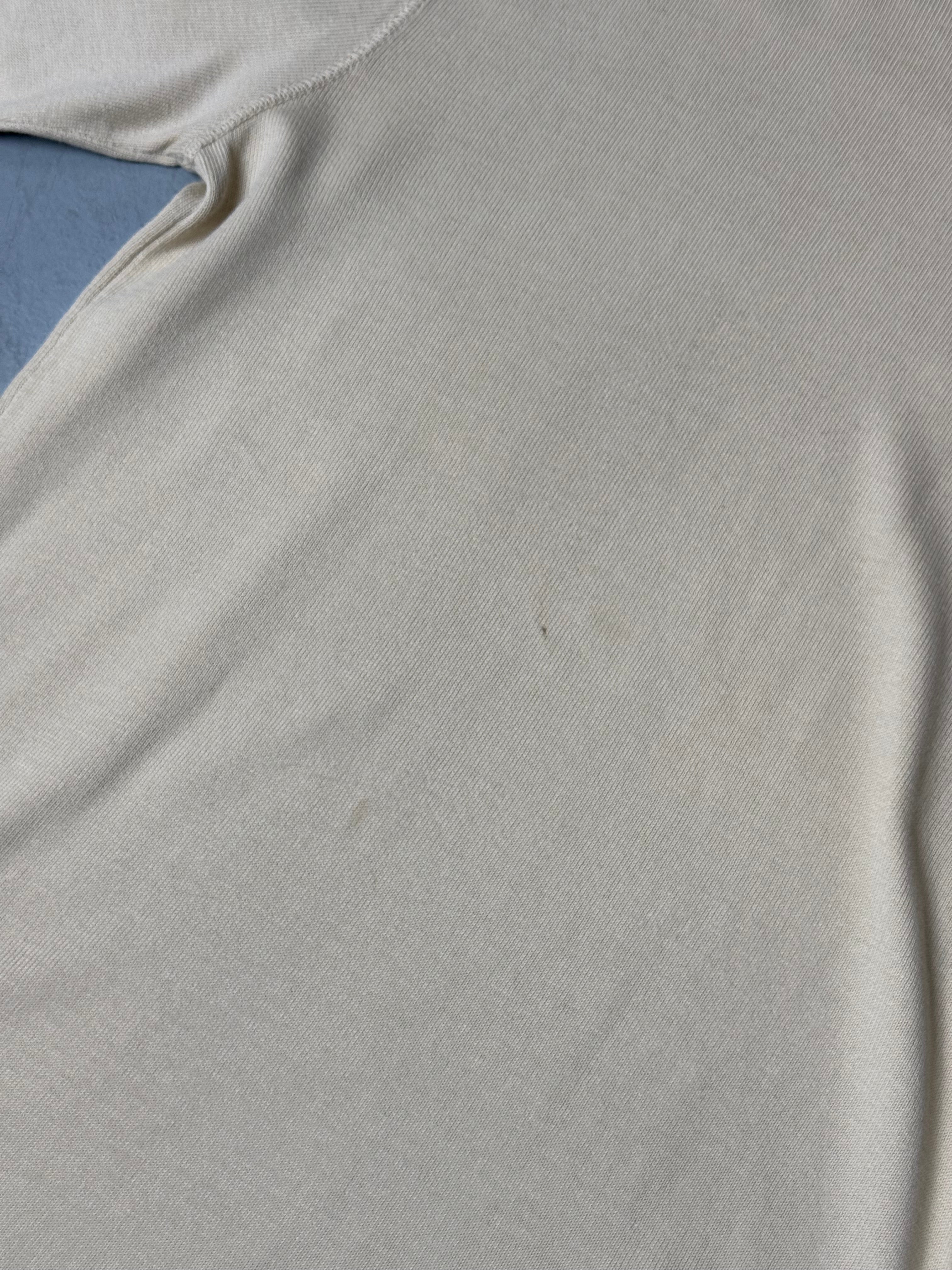 Vintage Gas Beige Longsleeve for men’s. Y2K Second Hand 2000s Fashion 