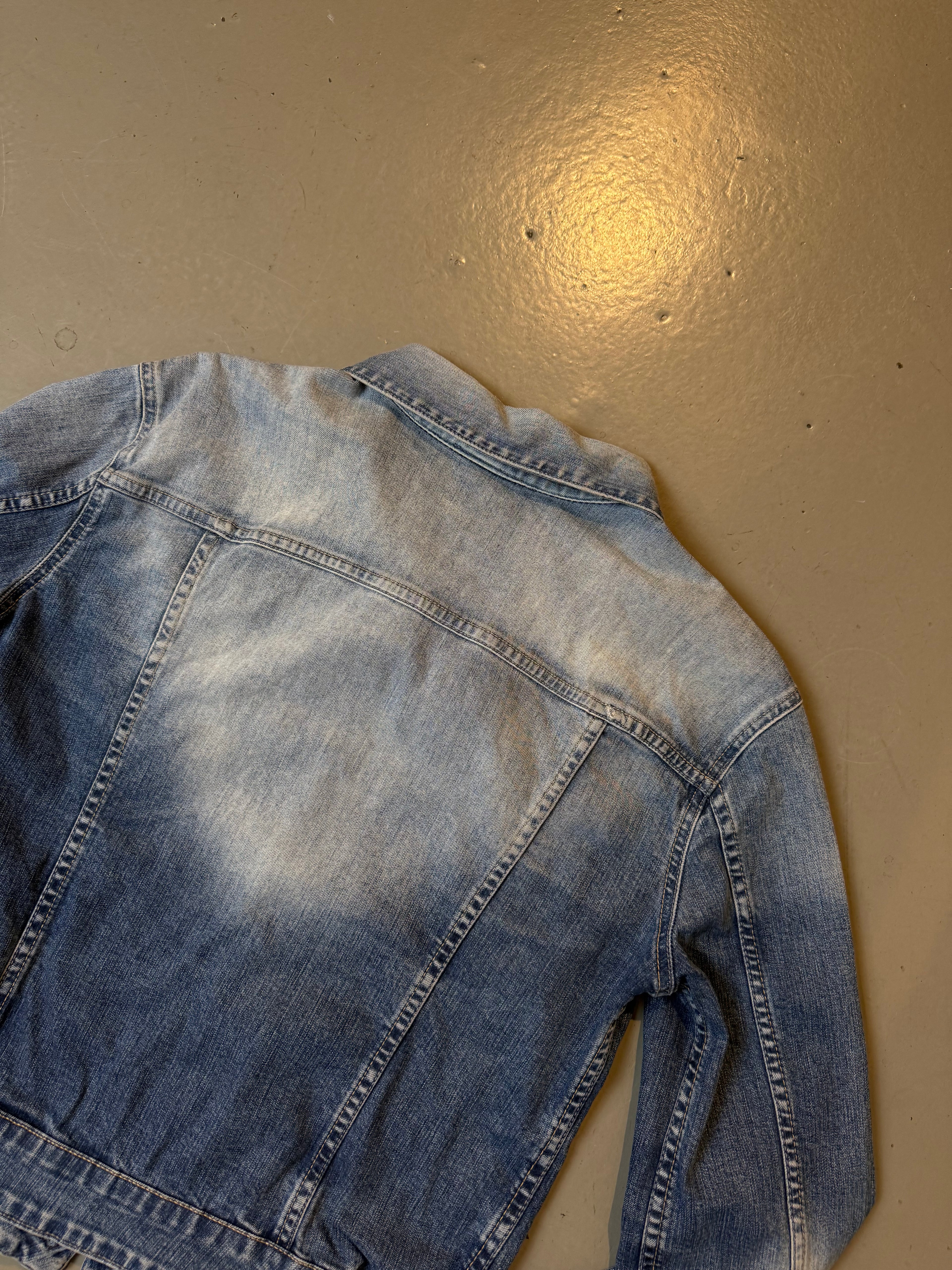 Vintage Diesel Light Blue Denim Jacket S/M