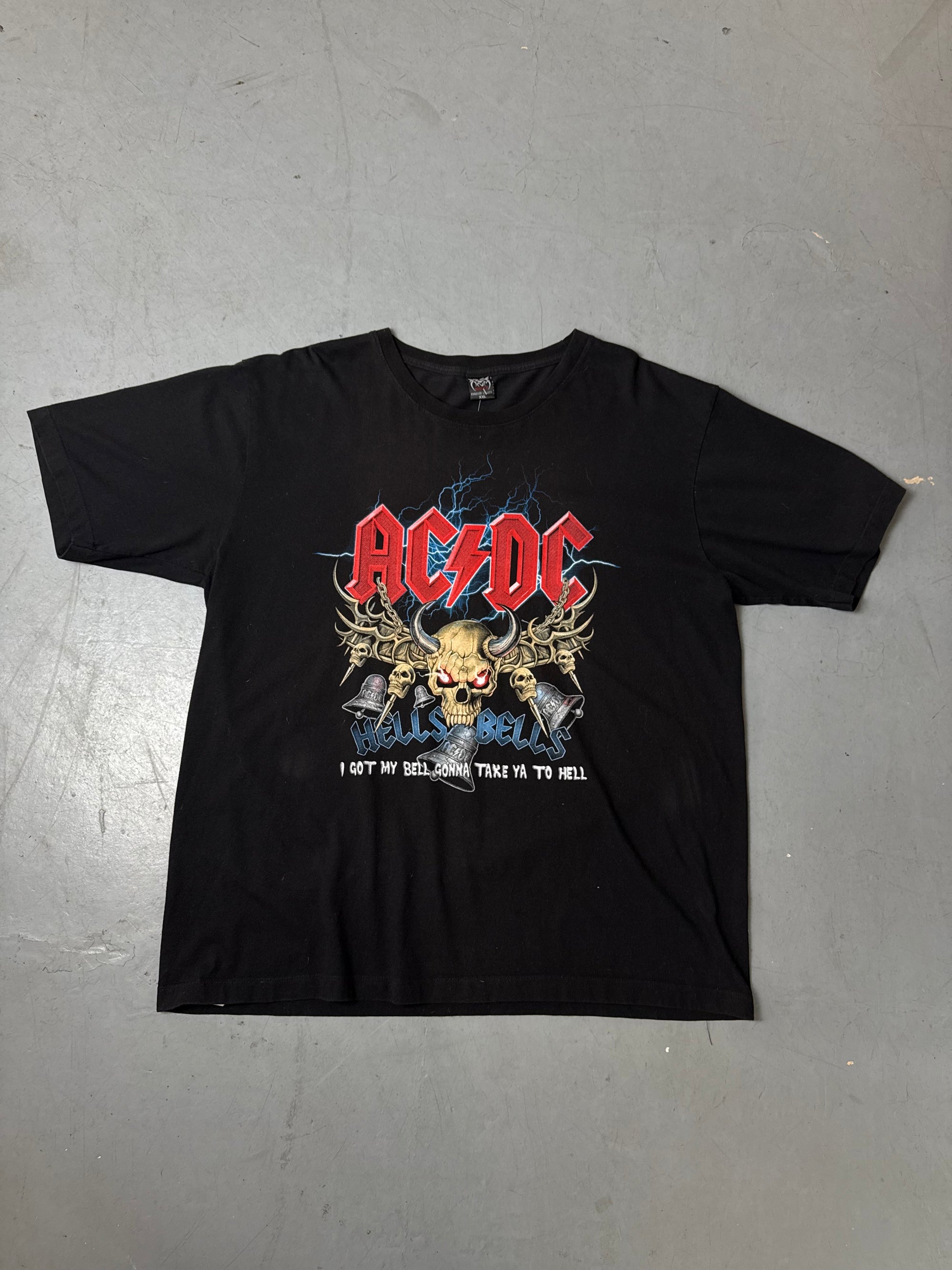 Vintage ACDC Printed Oversized T-Shirt XXL