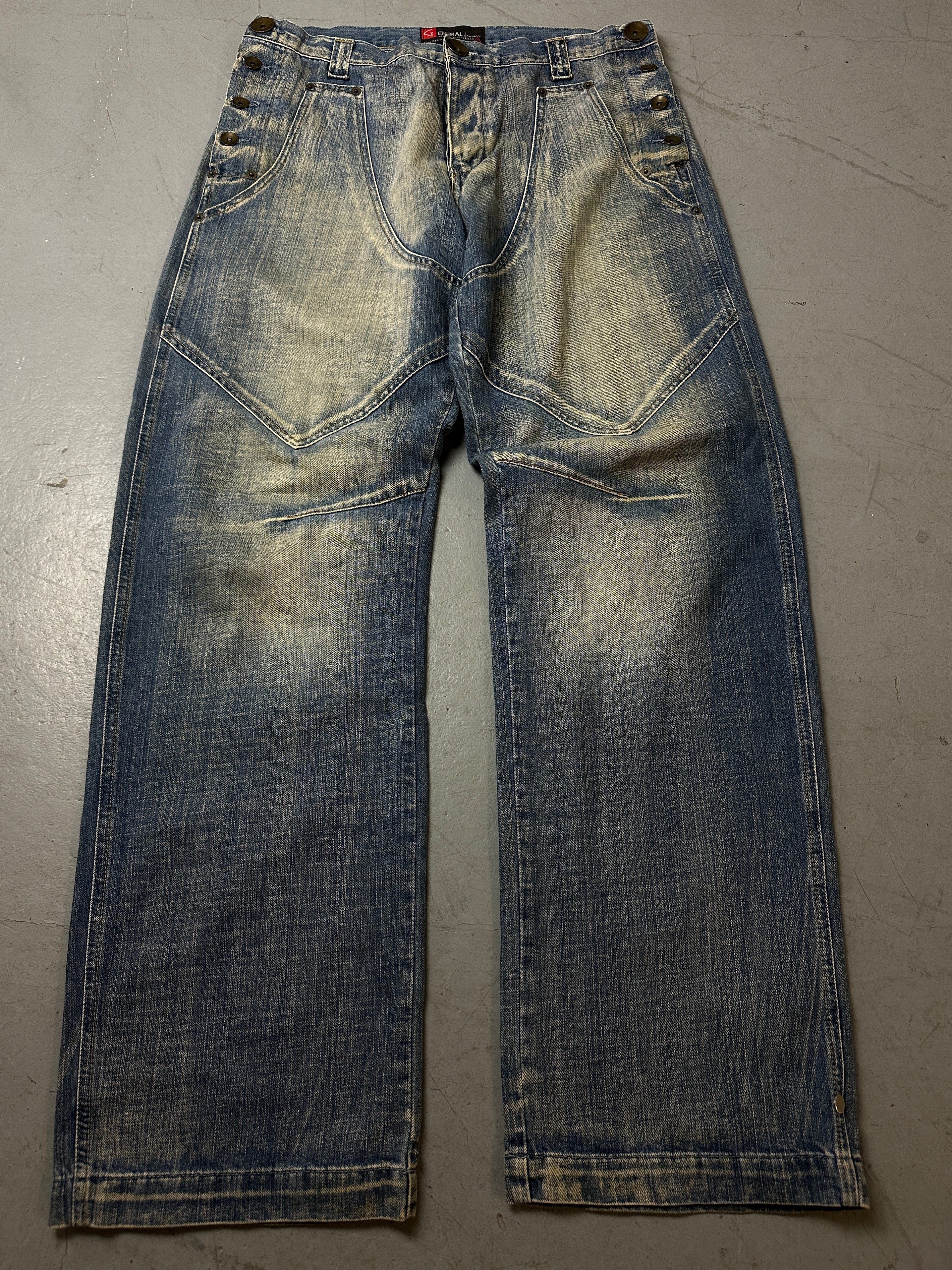 Produktbild von Vintage Side Button Denim L/XL von vorne