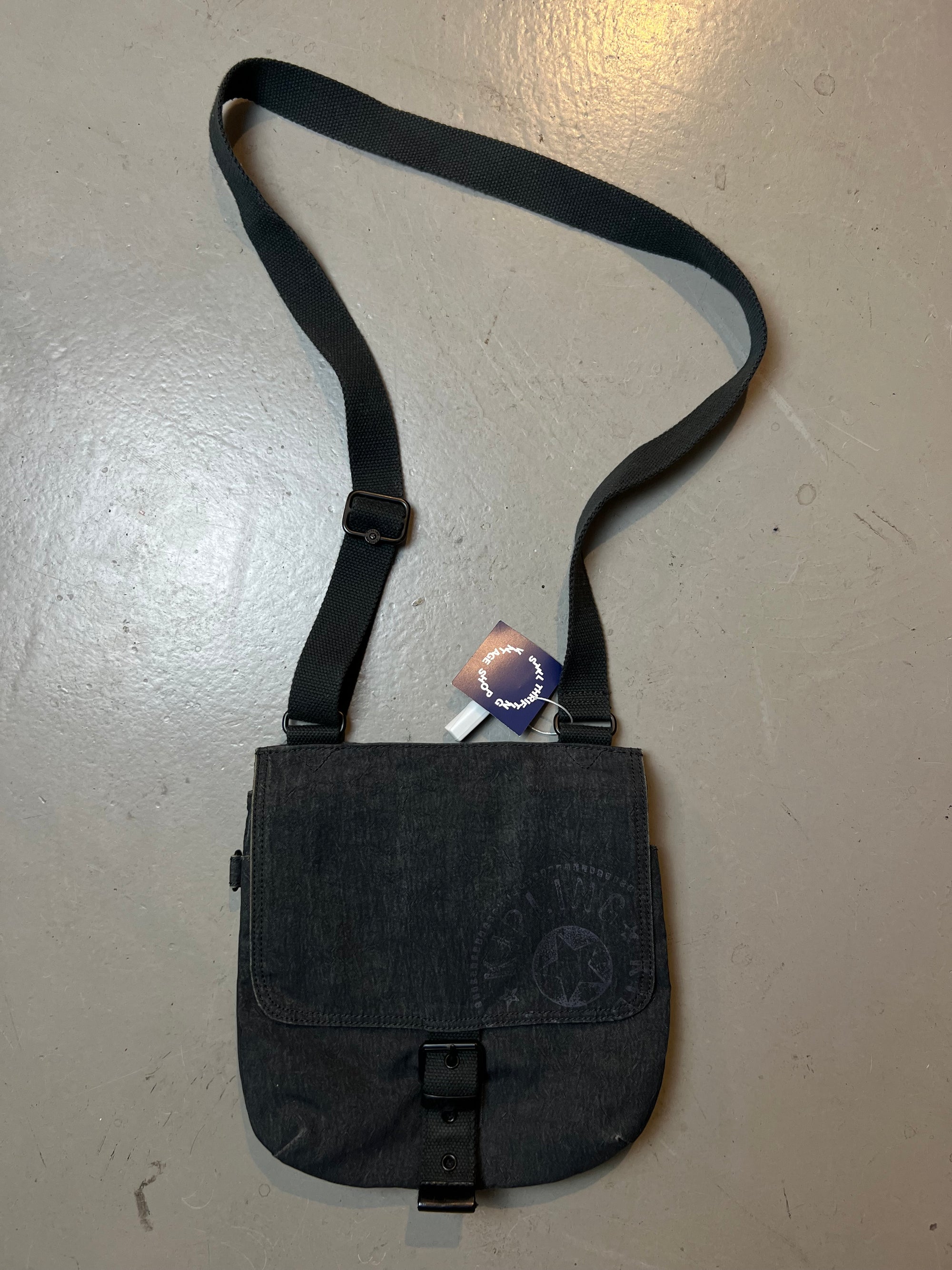 Vintage Grey Kipling Crossbody Bag