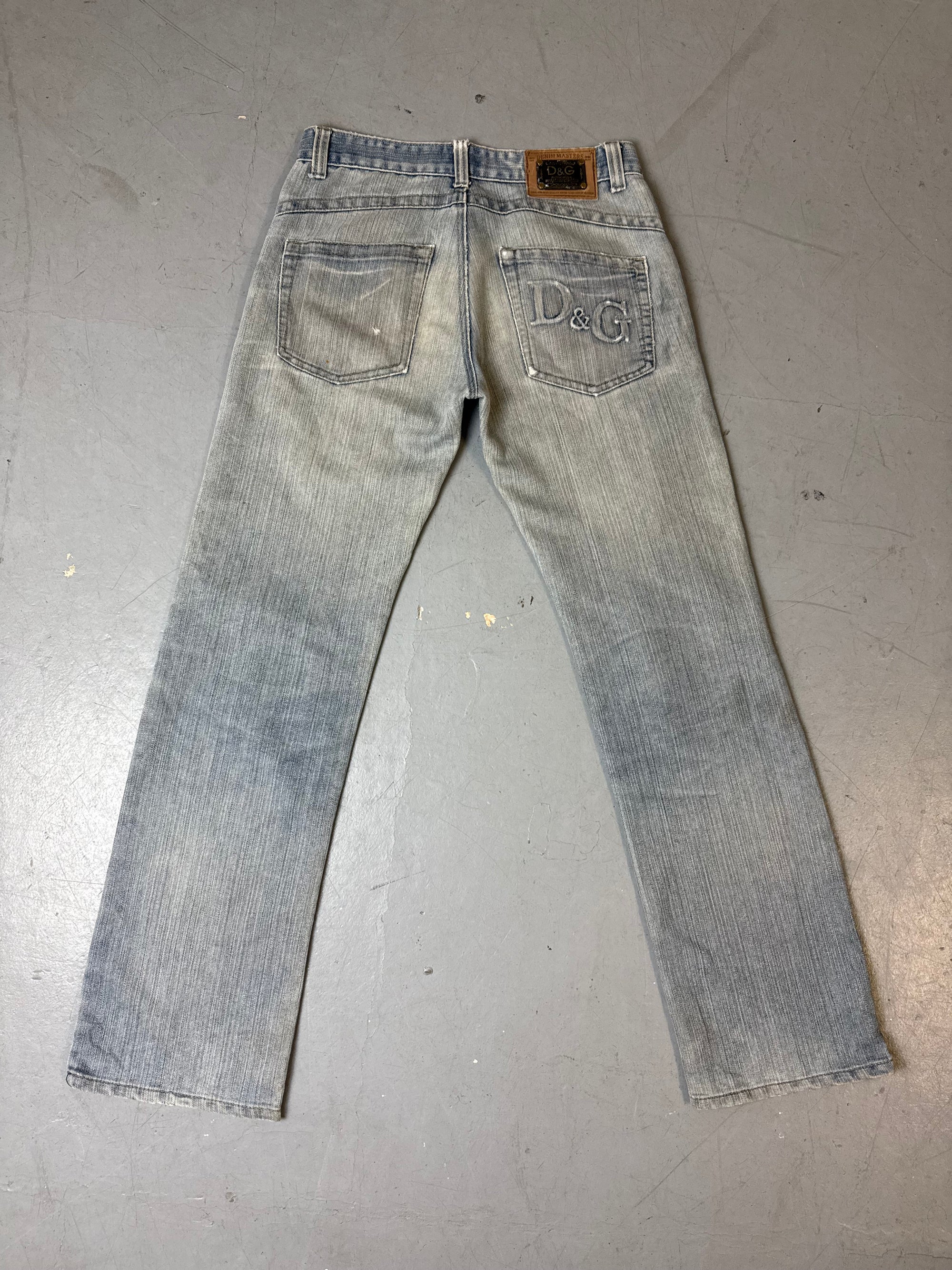 Vintage Dolce&Gabbana Ripped Bootcut Jeans S