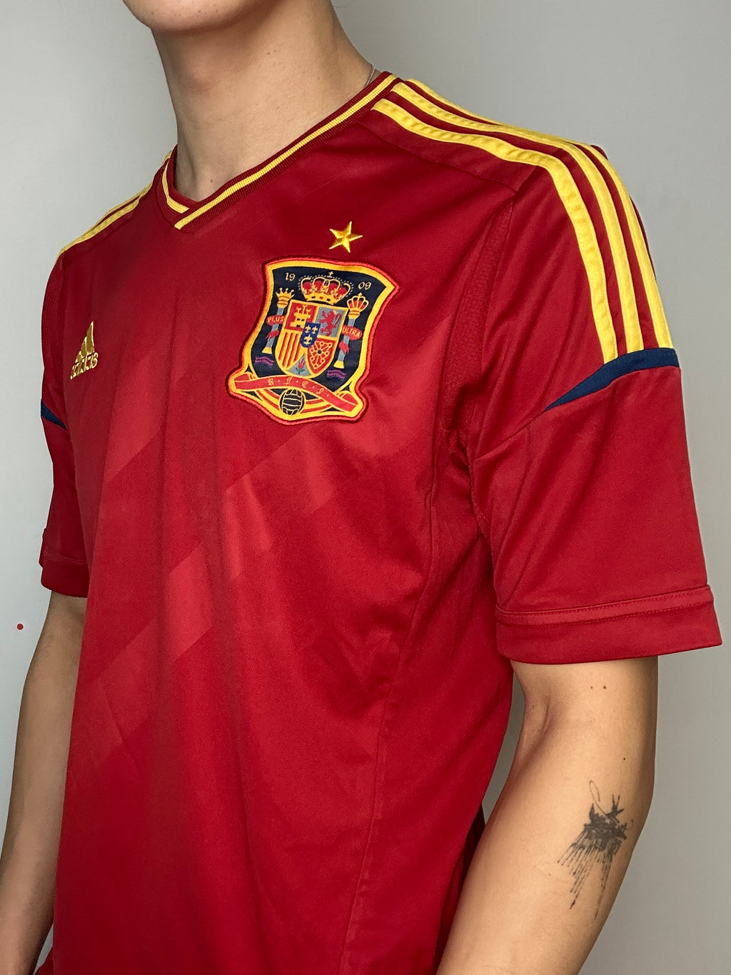 Vintage Adidas Spain 11/12 Home Jersey M