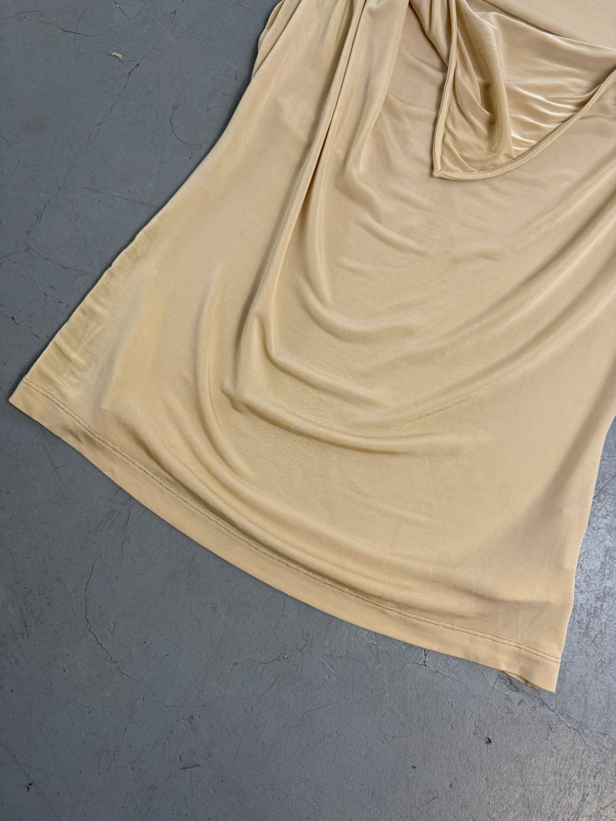 Vintage Just Cavalli Beige Satin Top L