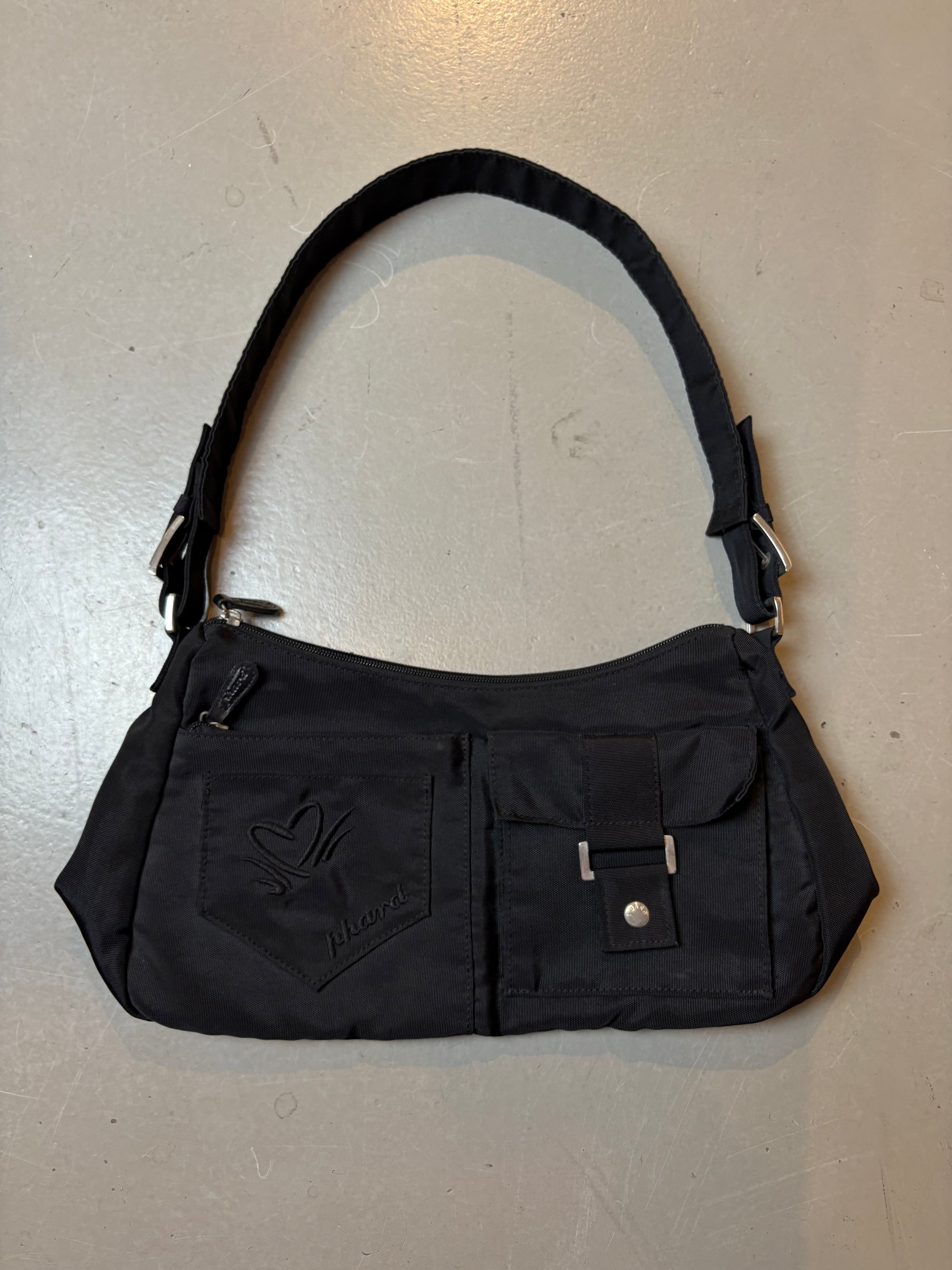 Vintage Black Phard Shoulder Bag