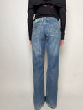 Tragebild von Vintage Low Waist Straight Leg Denim M von hinten