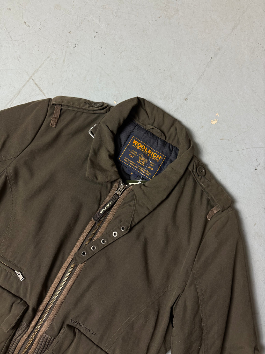 Vintage Wool Rich Brown Winter Jacket M