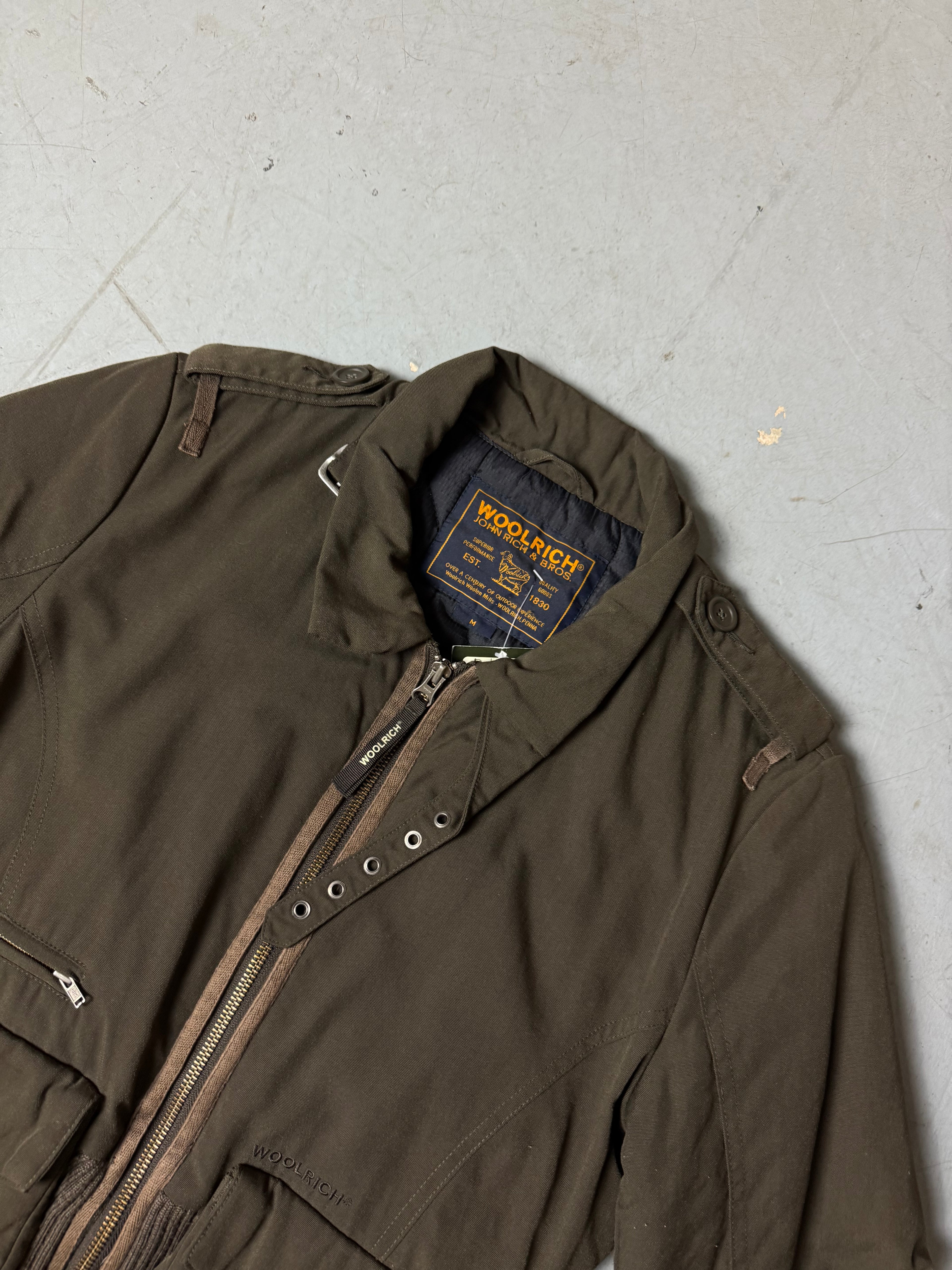 Vintage Wool Rich Brown Winter Jacket M